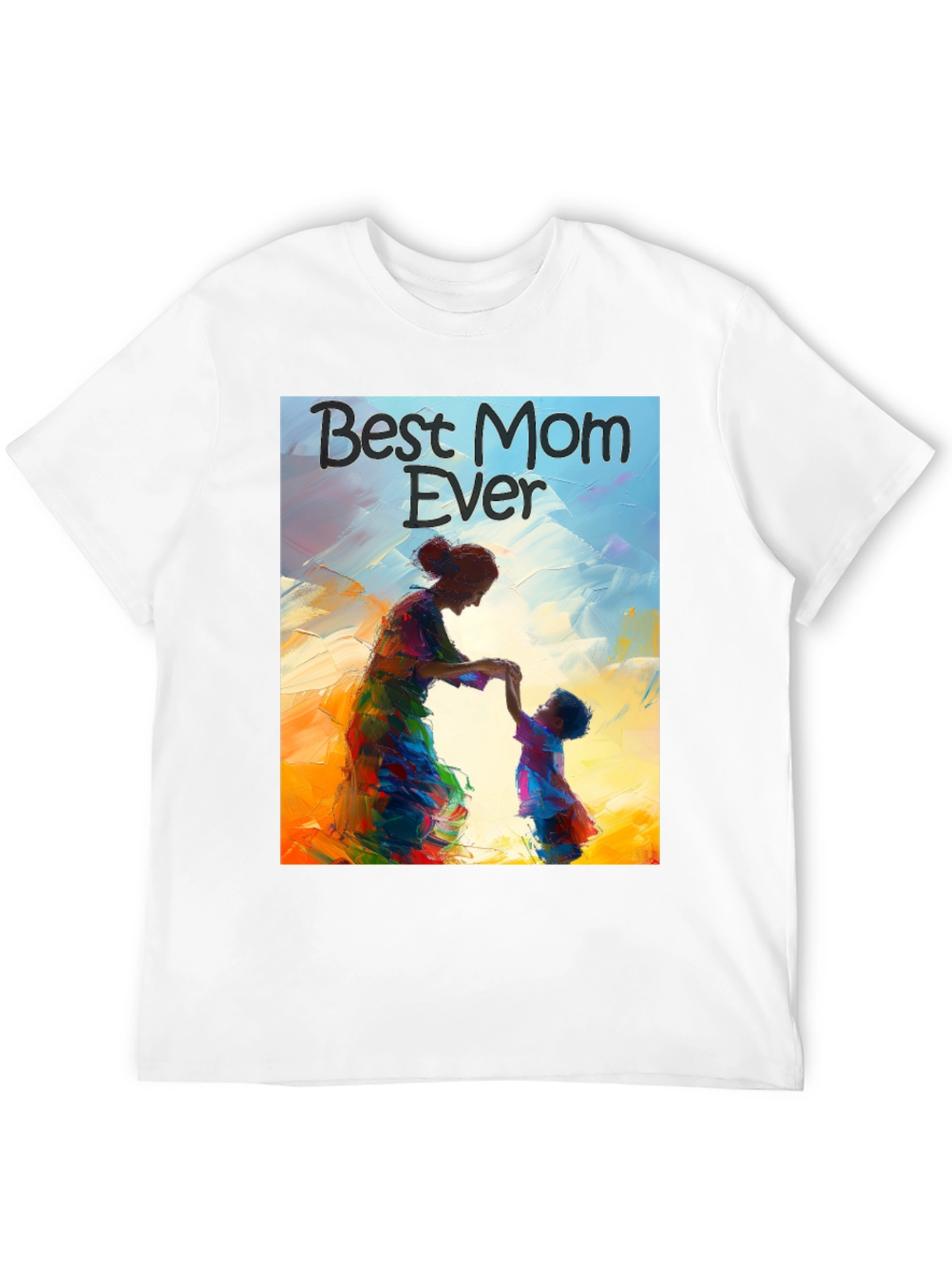 Best Mom Ever Graphic Tee - Black