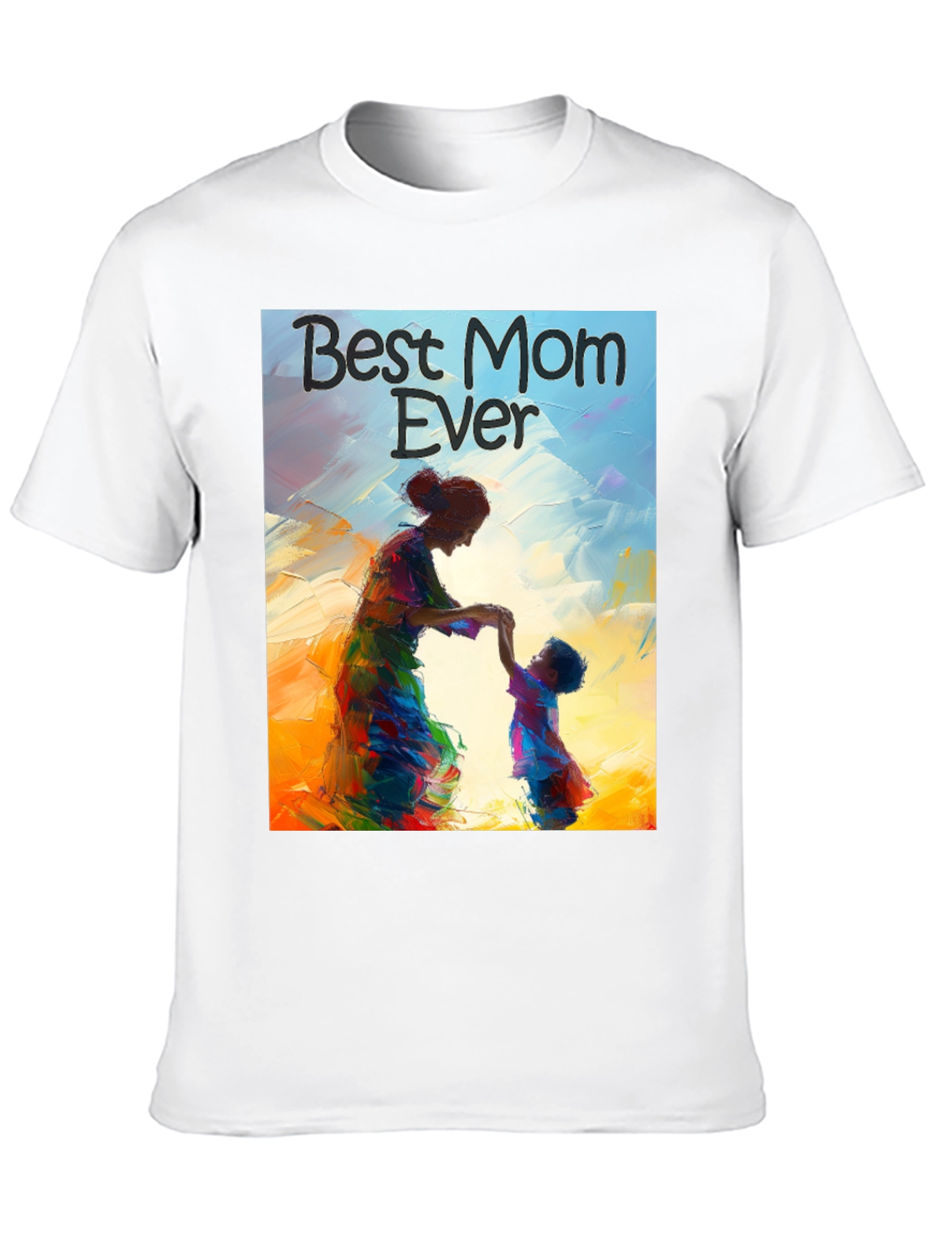 Best Mom Ever Graphic Tee - Black