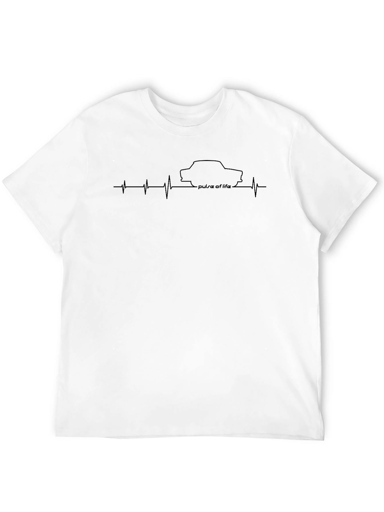 Pulse of Life Car T-Shirt - Classic Automotive Design