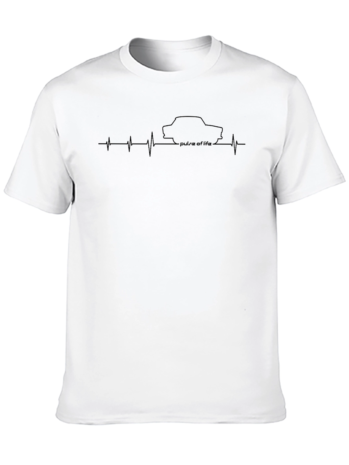 Pulse of Life Car T-Shirt - Classic Automotive Design
