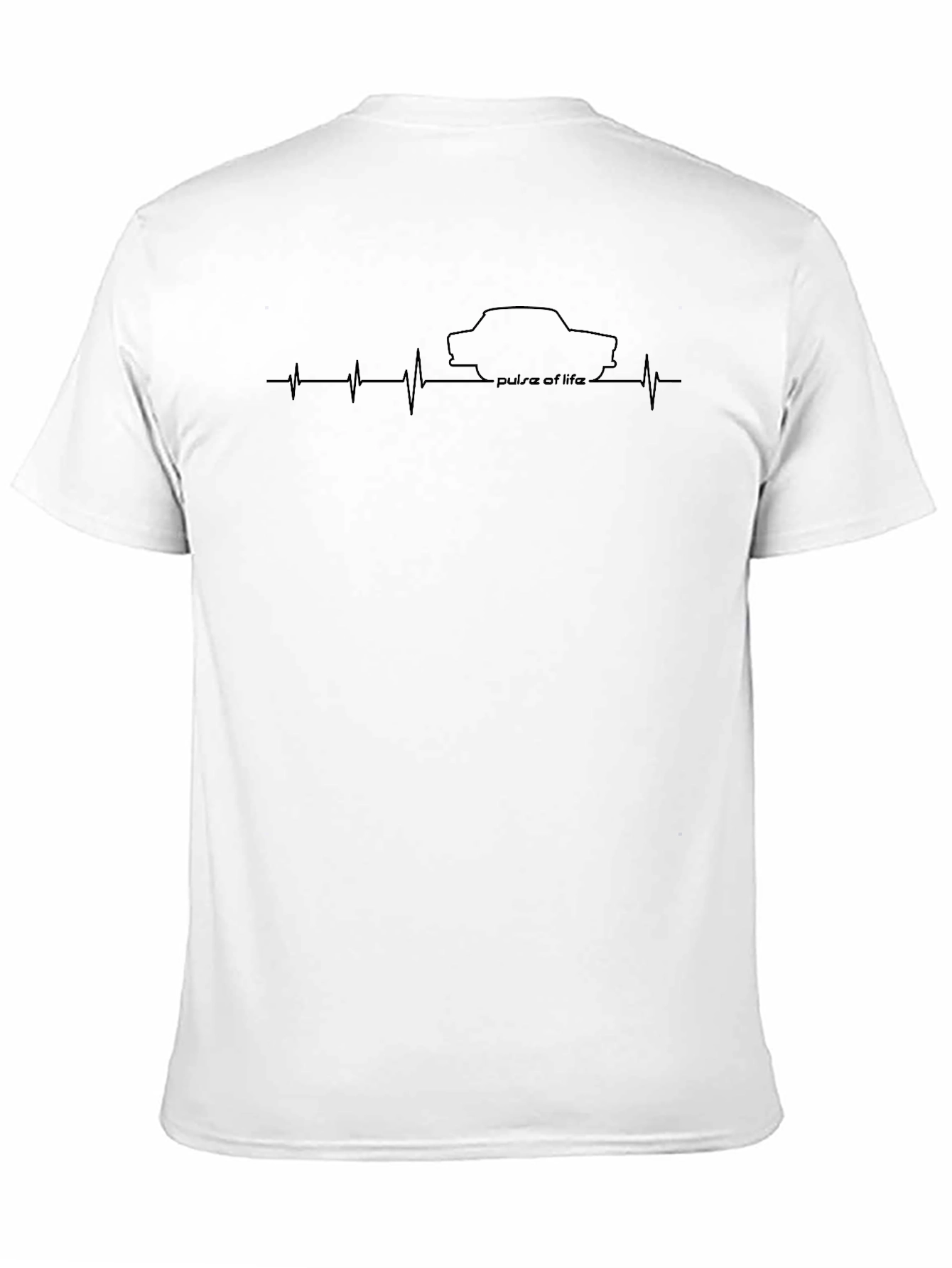 Pulse of Life Car T-Shirt - Classic Automotive Design
