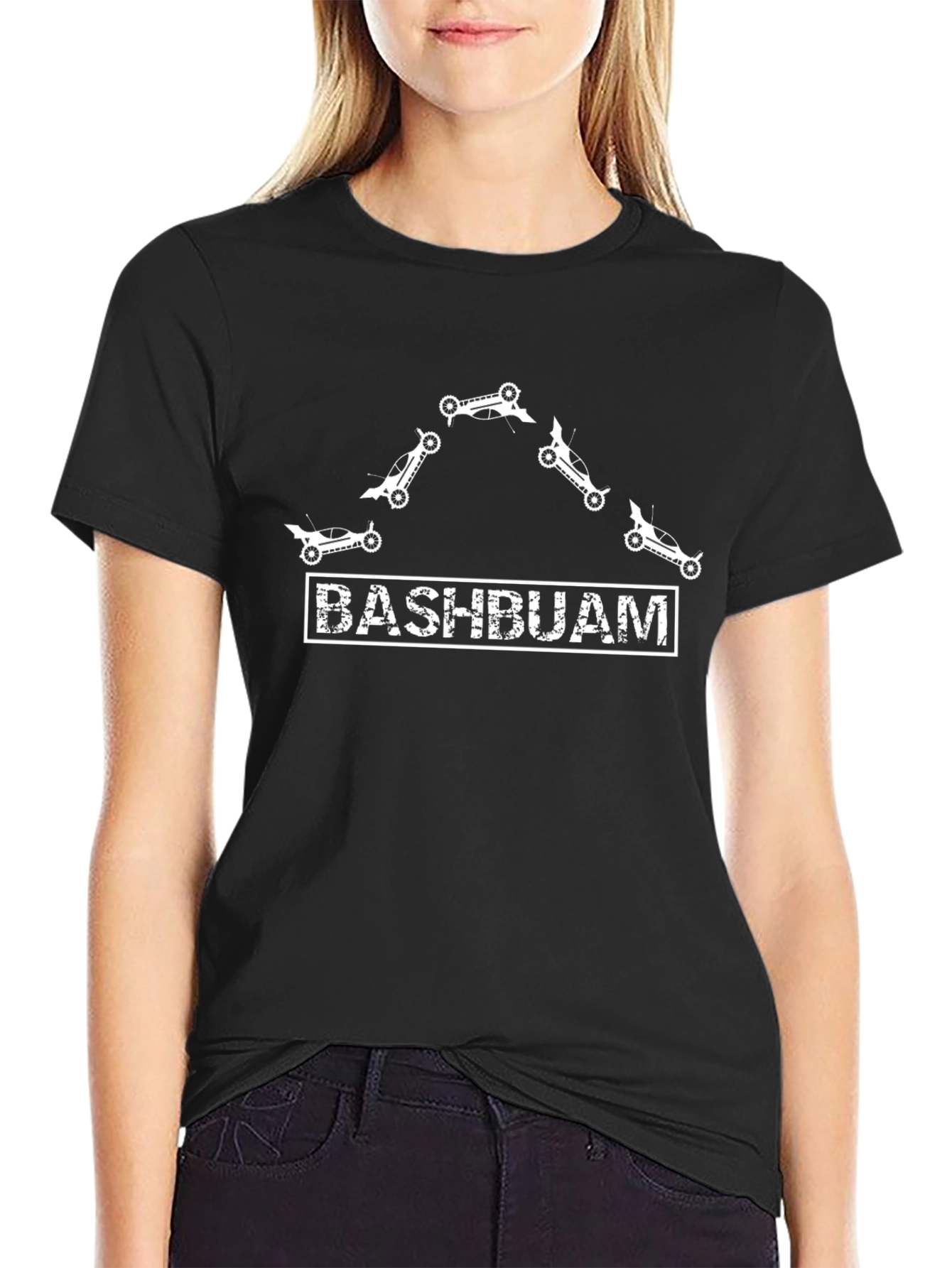 Bashbuam Black Graphic Tee