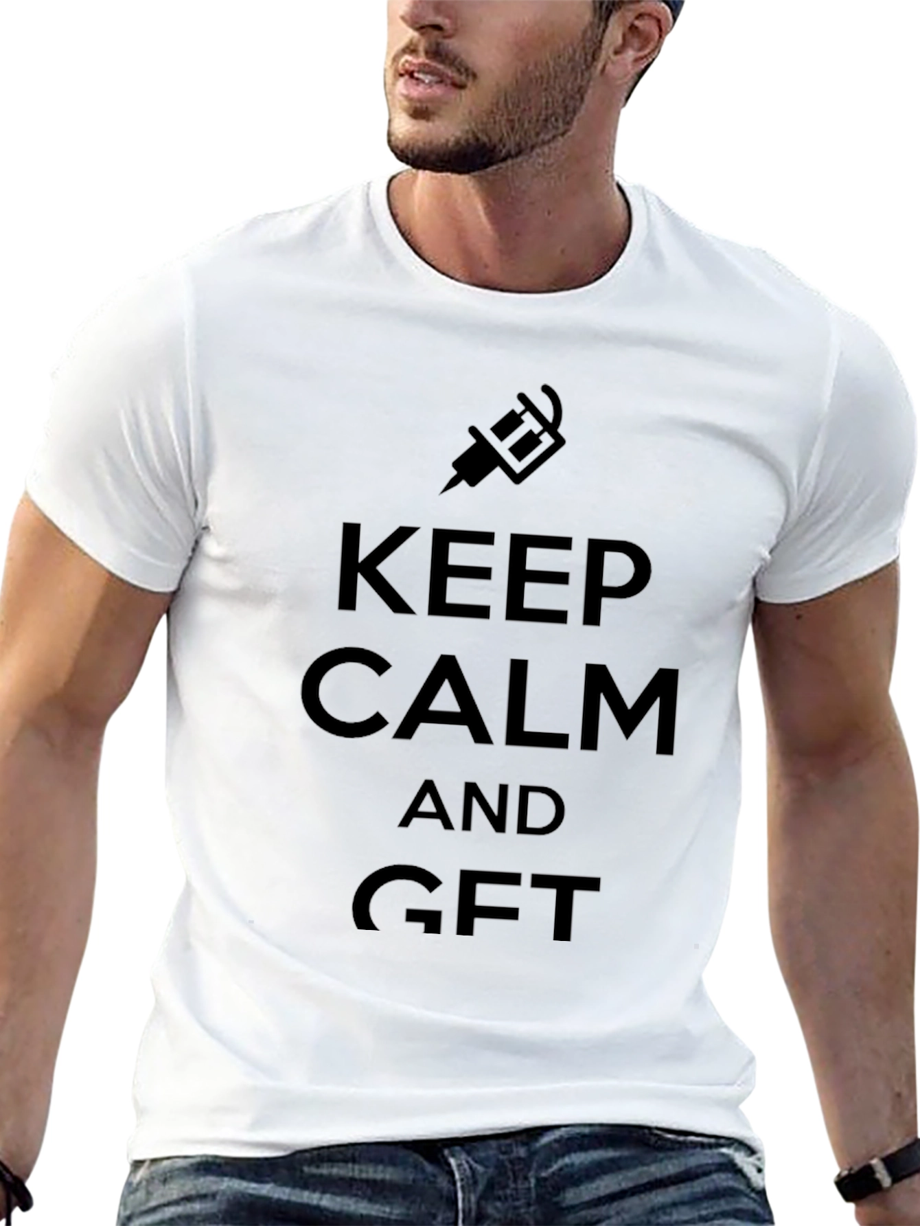 Keep Calm and Get GFT T-Shirt - Black