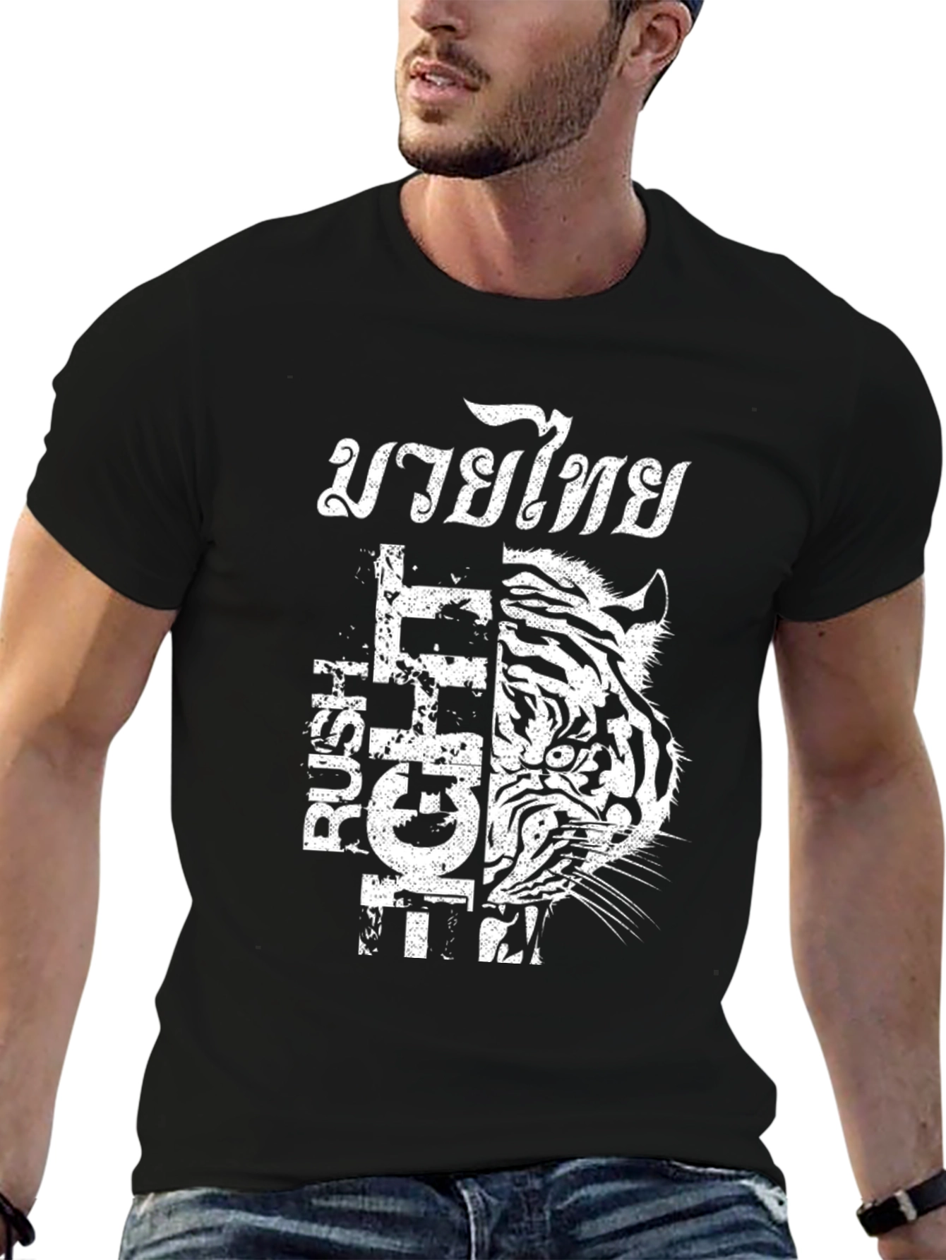 Muay Thai Tiger Graphic Tee - Fight Rush