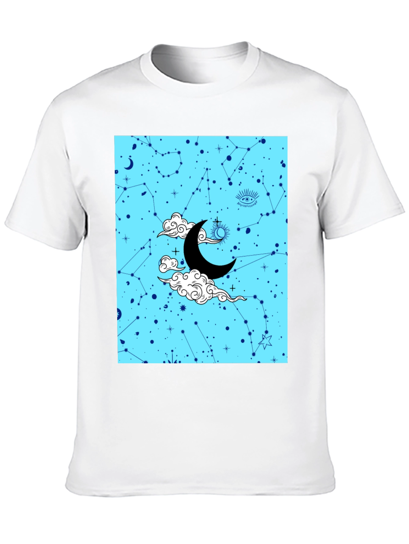 Celestial Dreams Graphic T-Shirt - Mens Black Tee