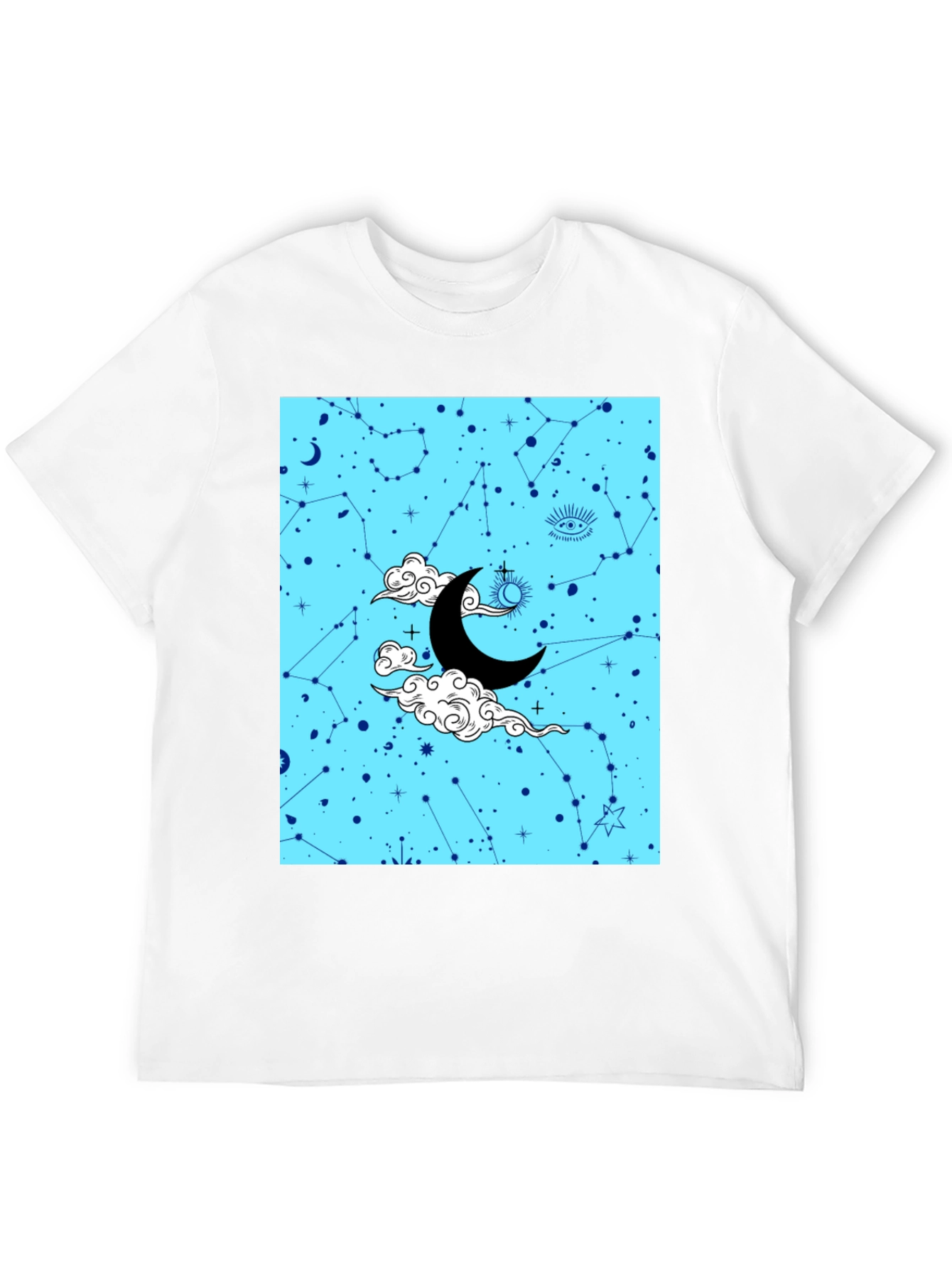 Celestial Dreams Graphic T-Shirt - Mens Black Tee