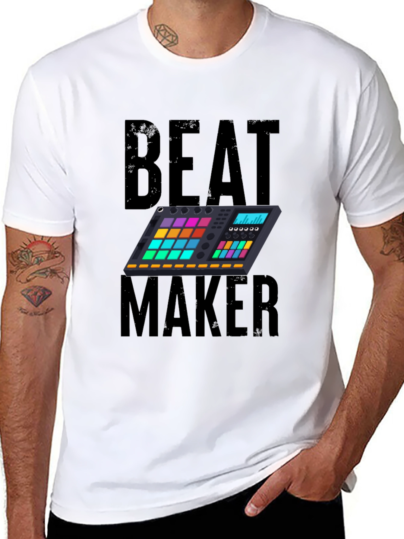Beat Maker Graphic Tee - Music Producer Shirt