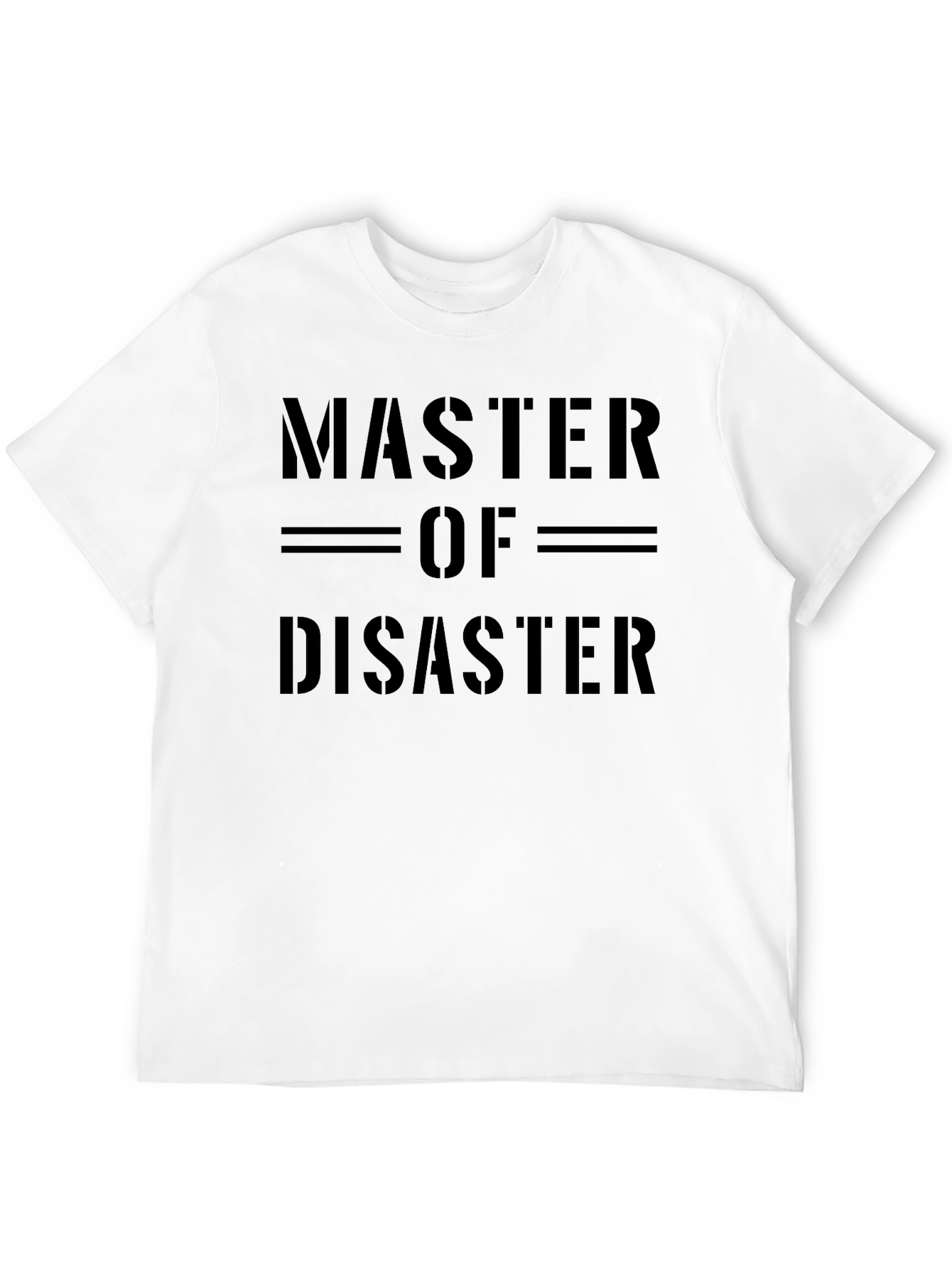 Master of Disaster Black Graphic Tee