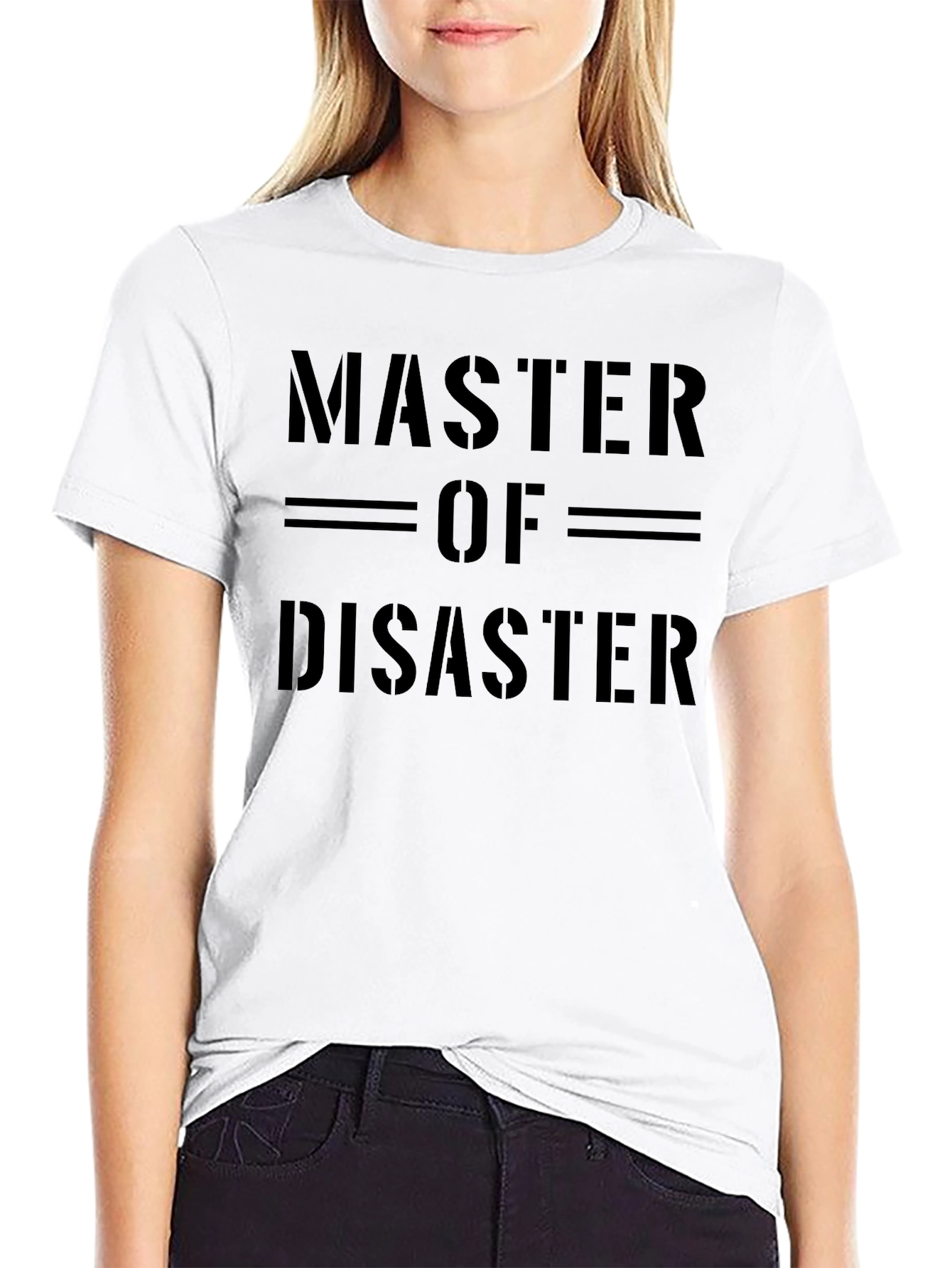 Master of Disaster Black Graphic Tee
