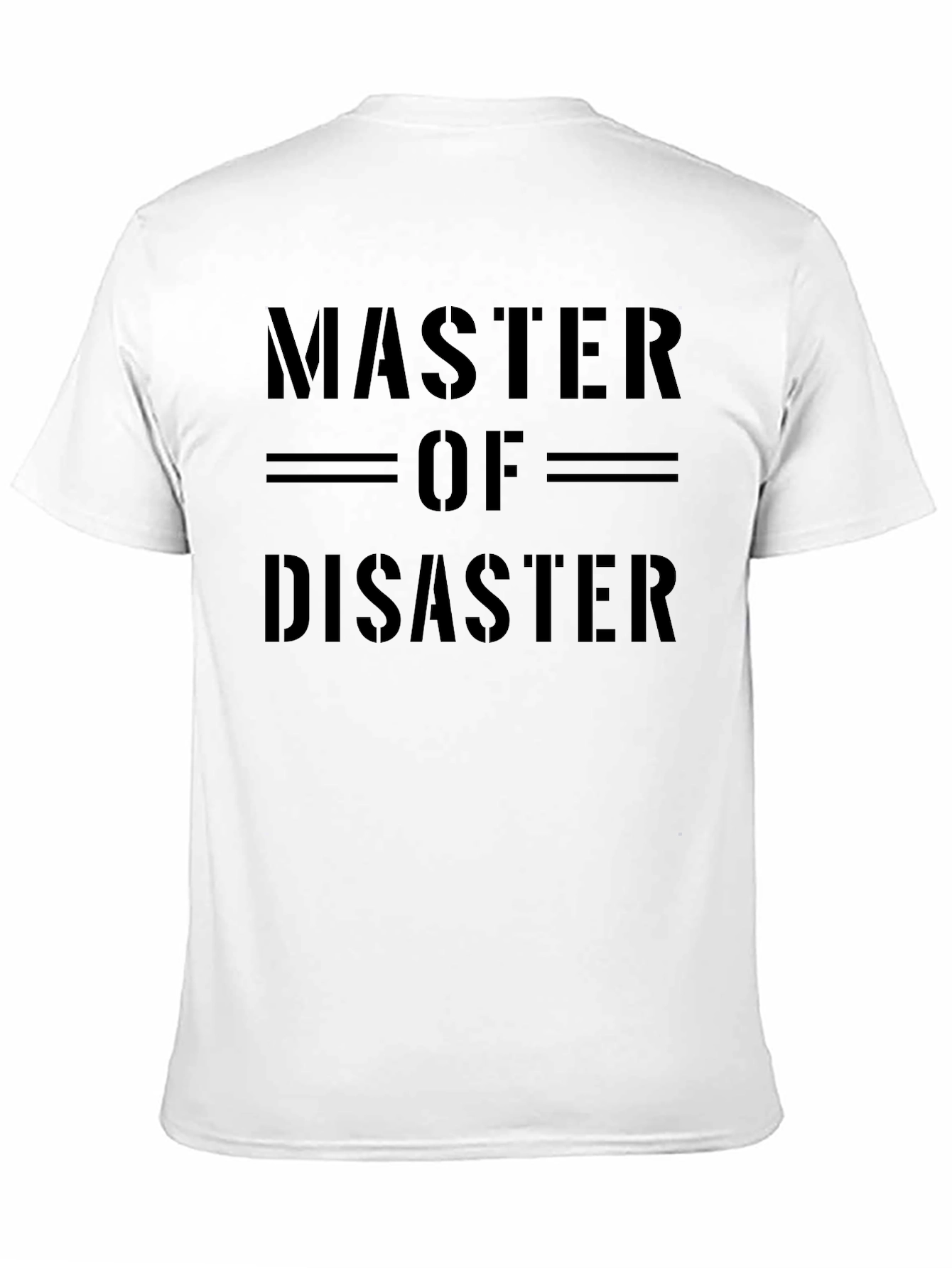 Master of Disaster Black Graphic Tee