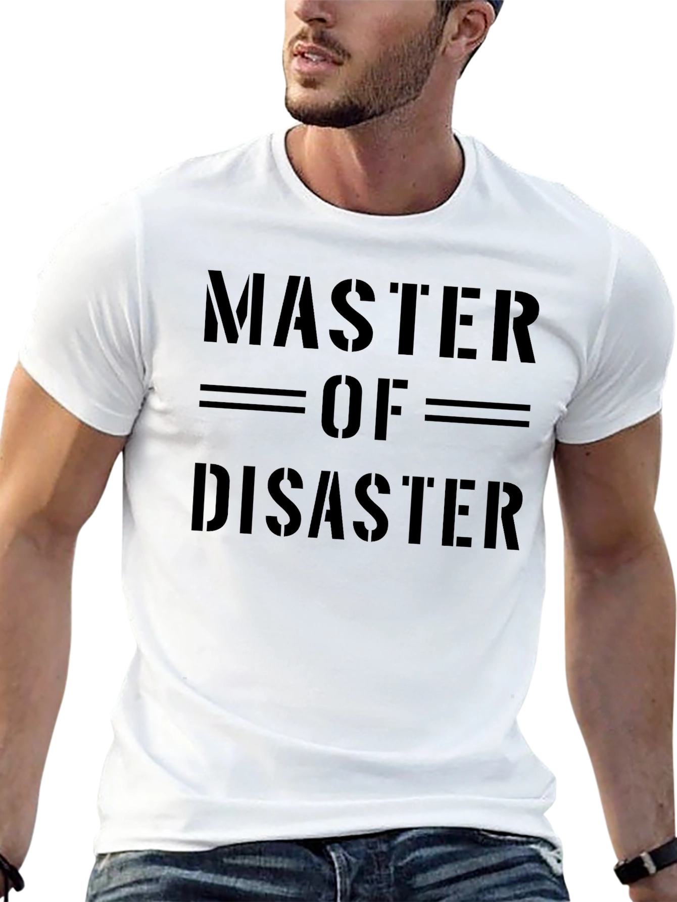 Master of Disaster Black Graphic Tee