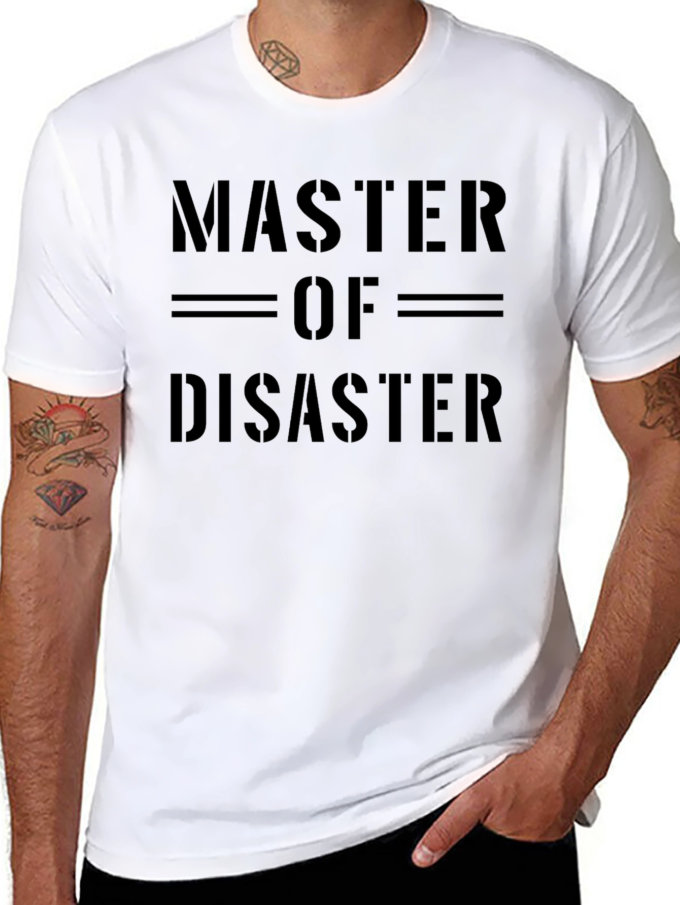 Master of Disaster Black Graphic Tee