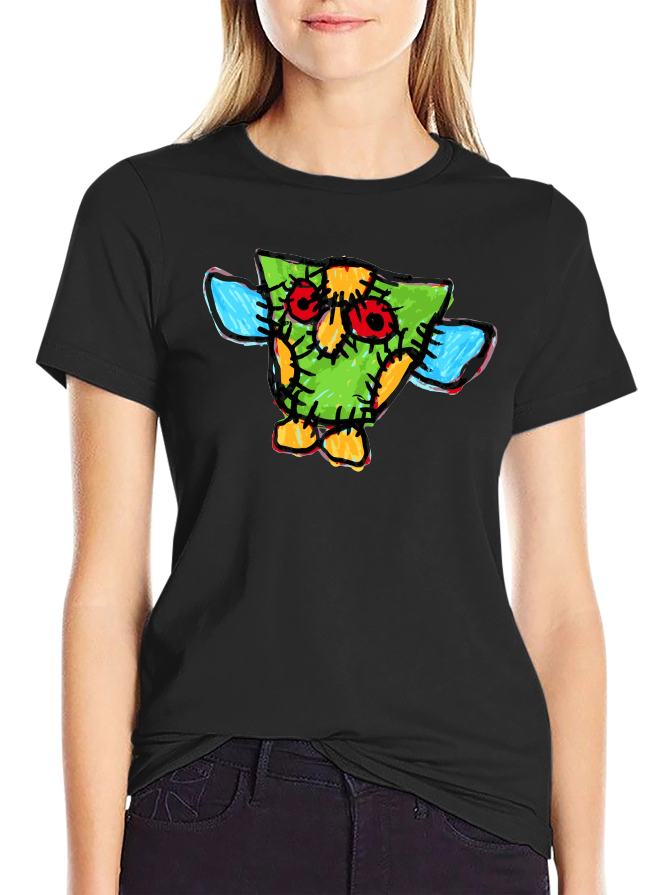 Funky Cartoon Owl T-Shirt