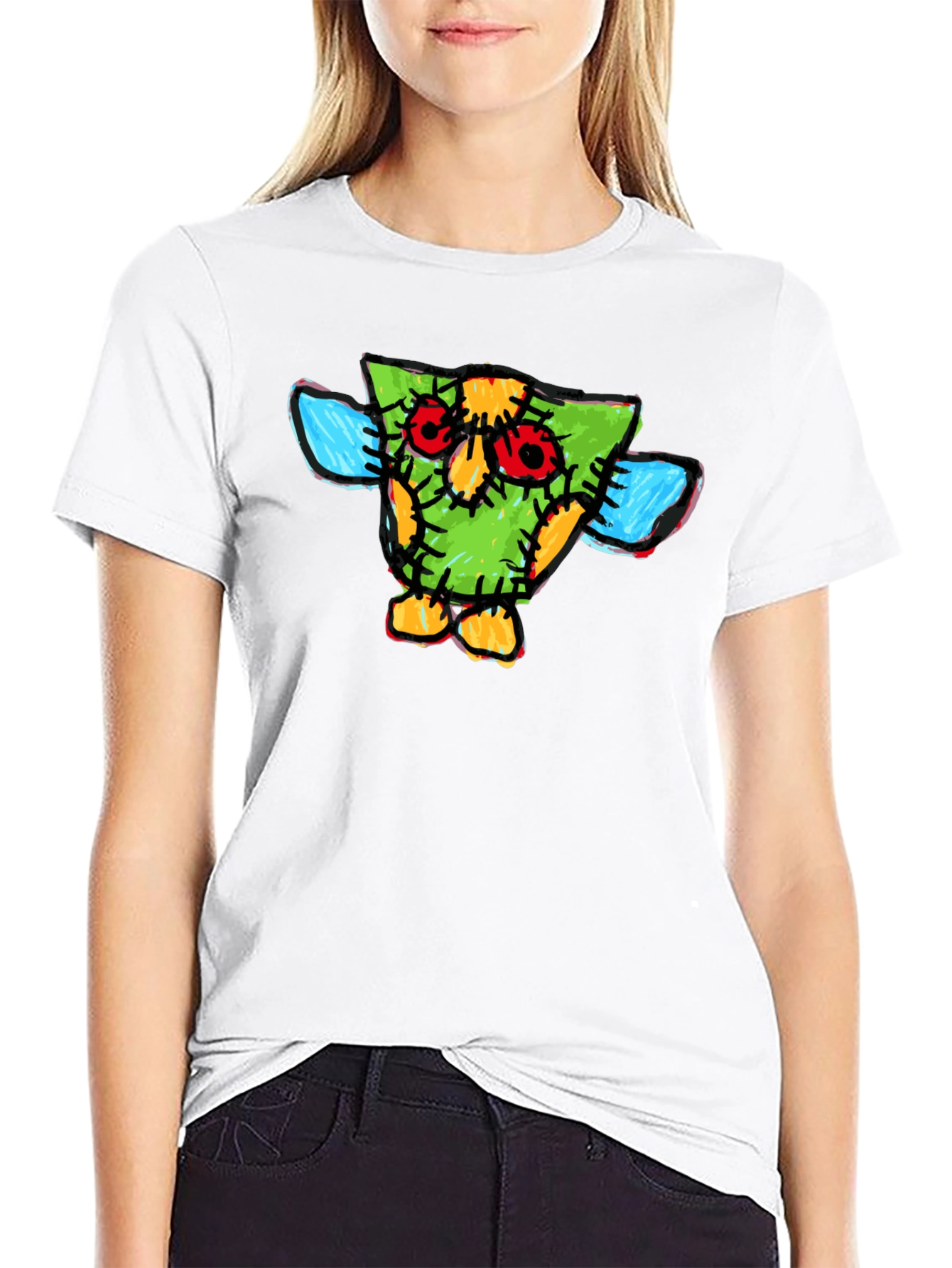 Funky Cartoon Owl T-Shirt