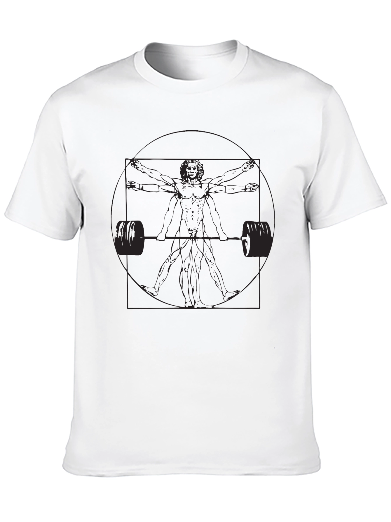 Vitruvian Lifter Black T-Shirt
