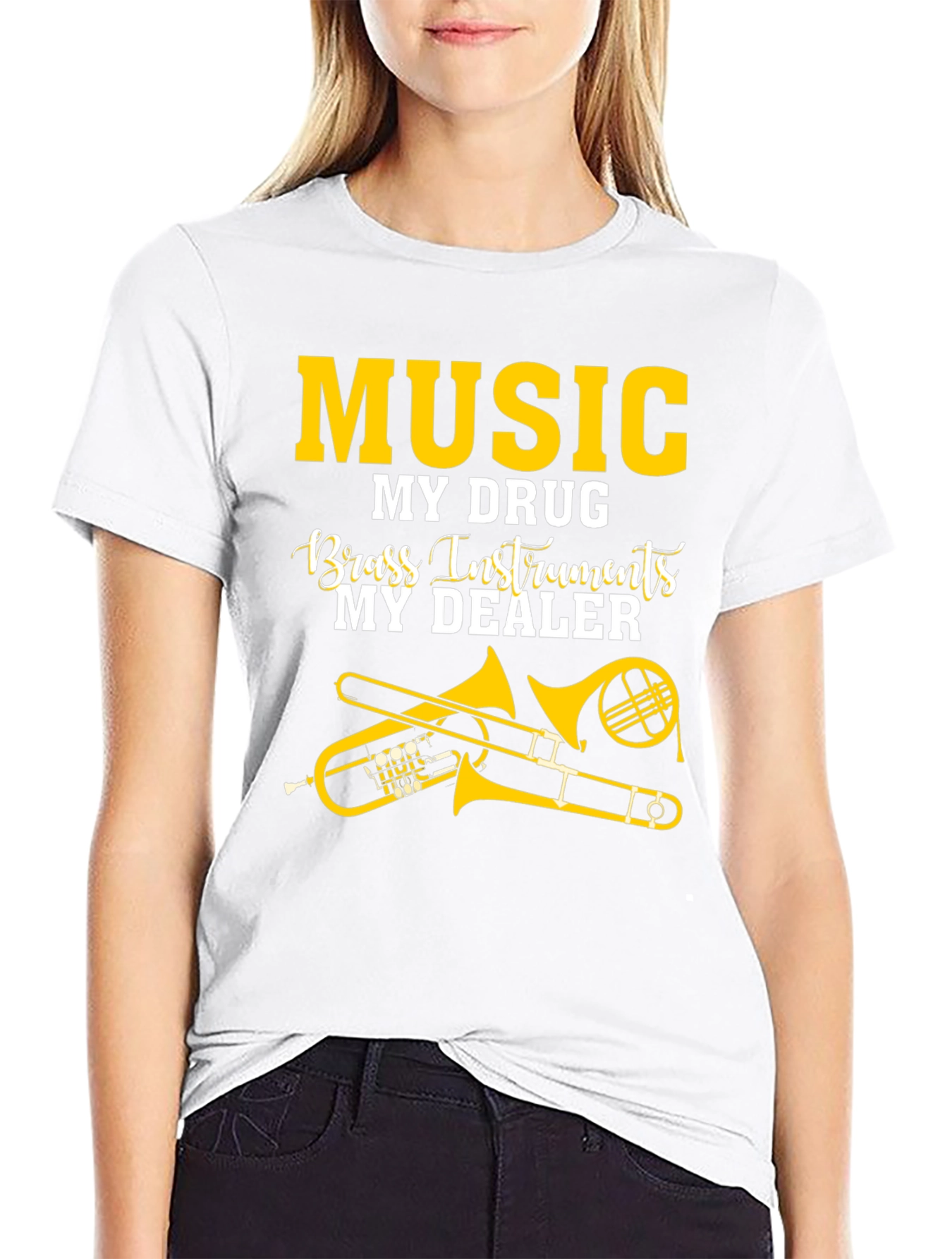 Music My Drug Brass Instruments T-Shirt