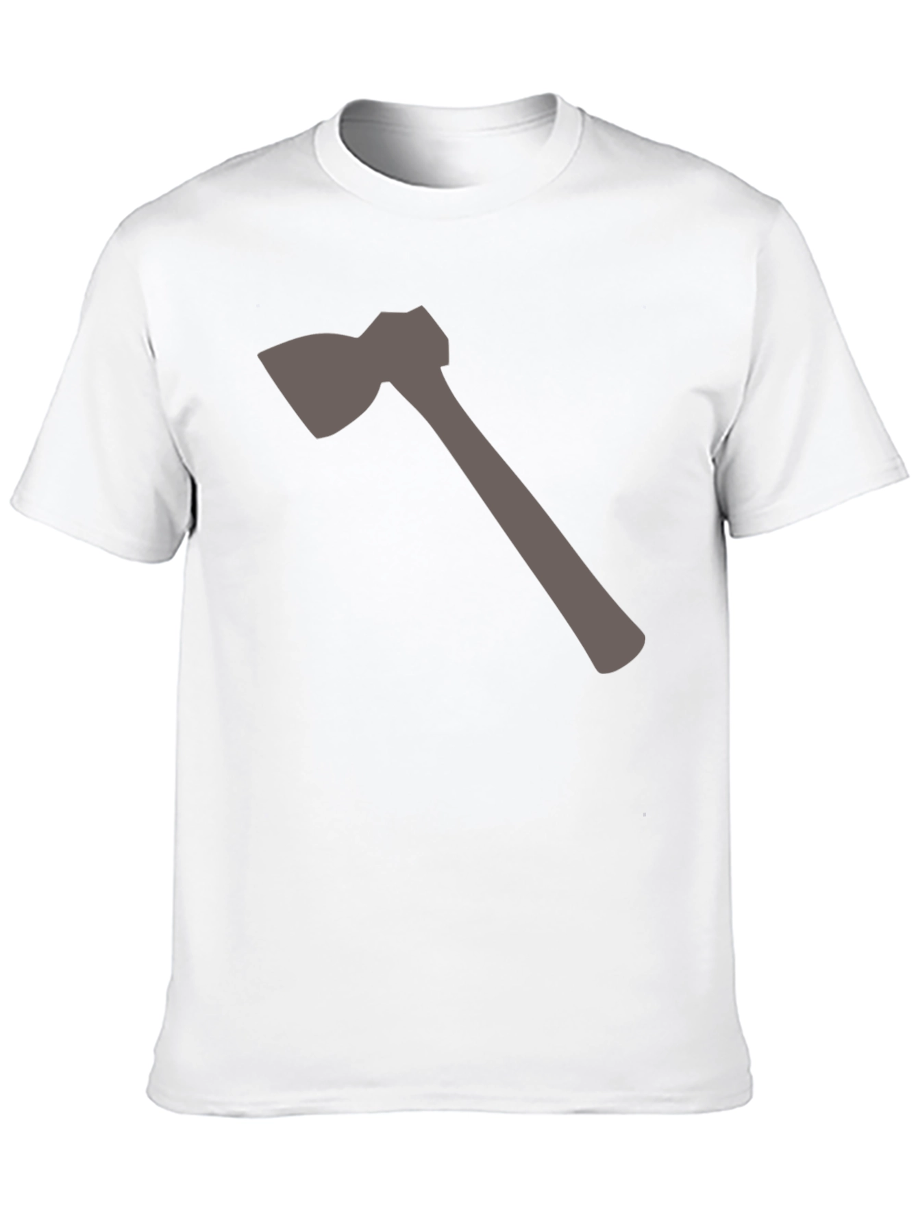 Axe Graphic Tee - Black Cotton Comfort