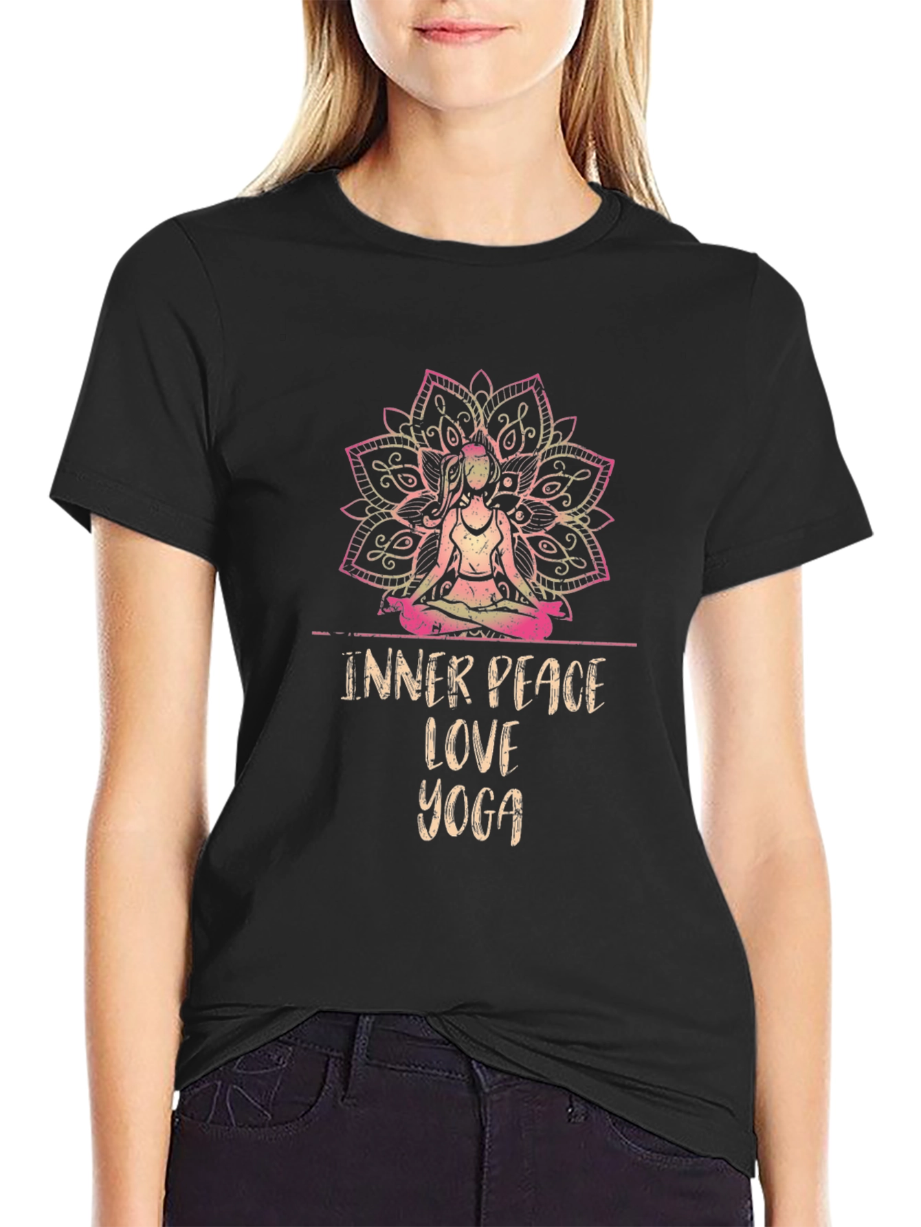 Inner Peace Yoga Graphic T-Shirt