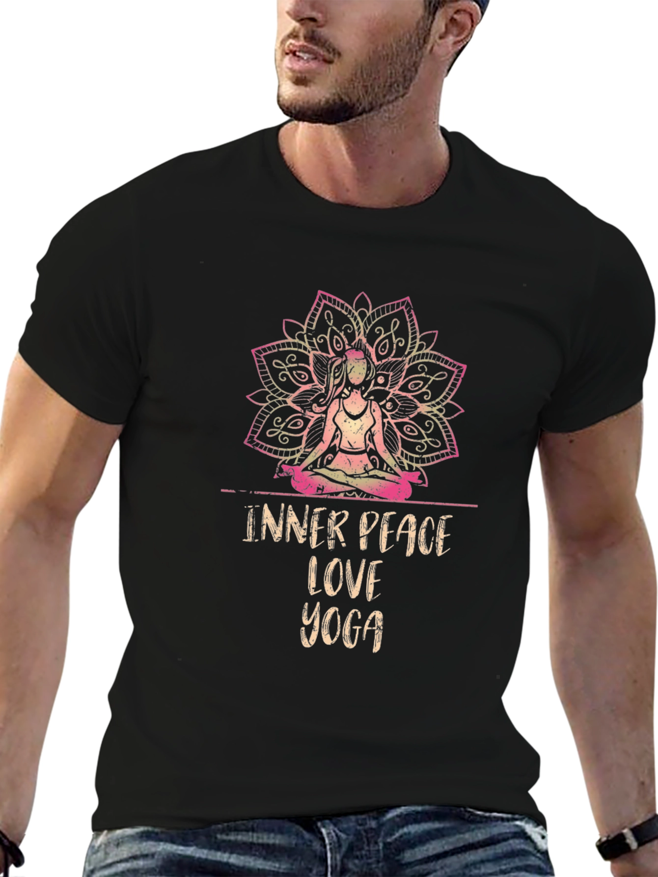 Inner Peace Yoga Graphic T-Shirt