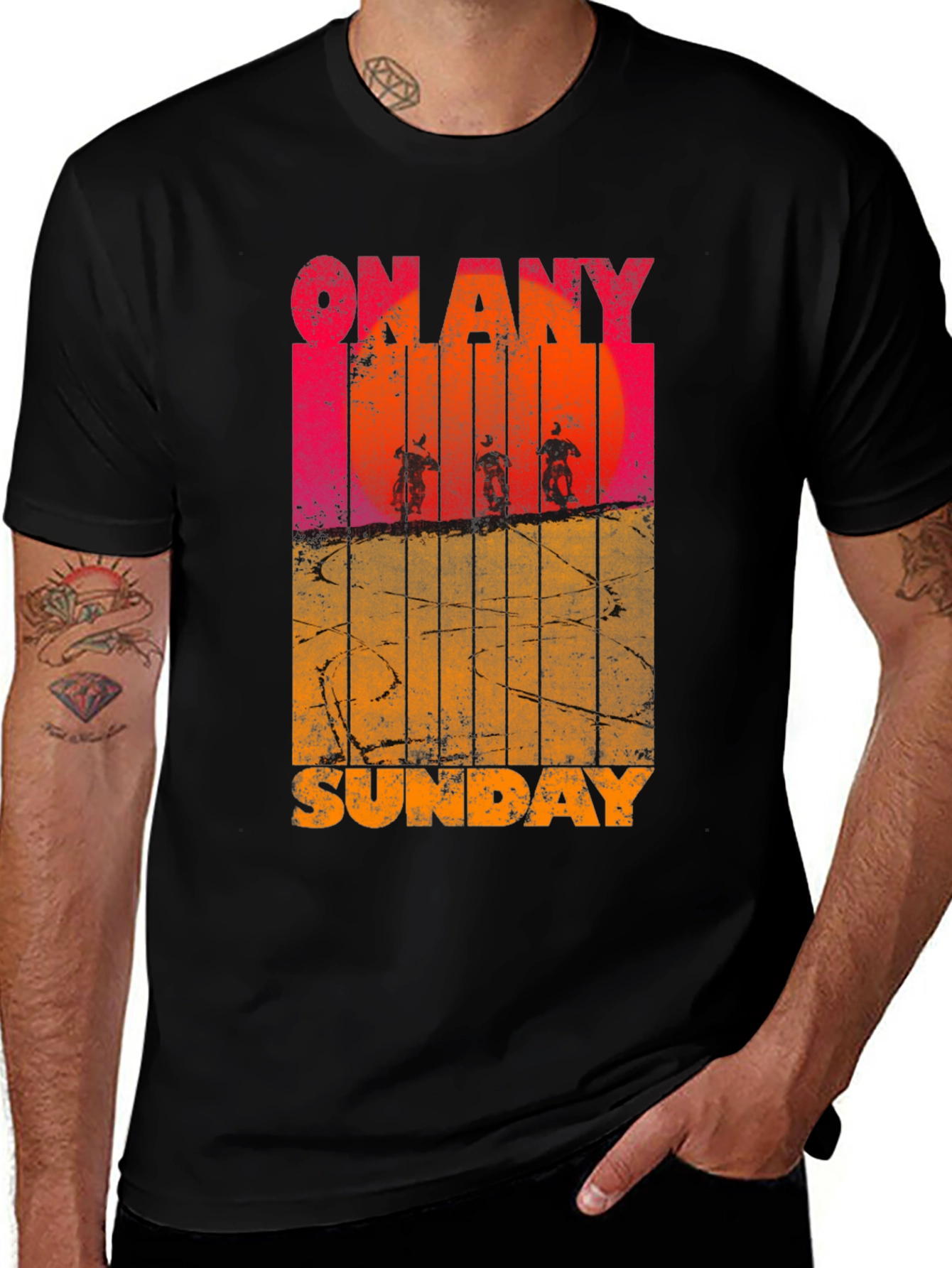 On Any Sunday Graphic T-Shirt - Classic Moto Style