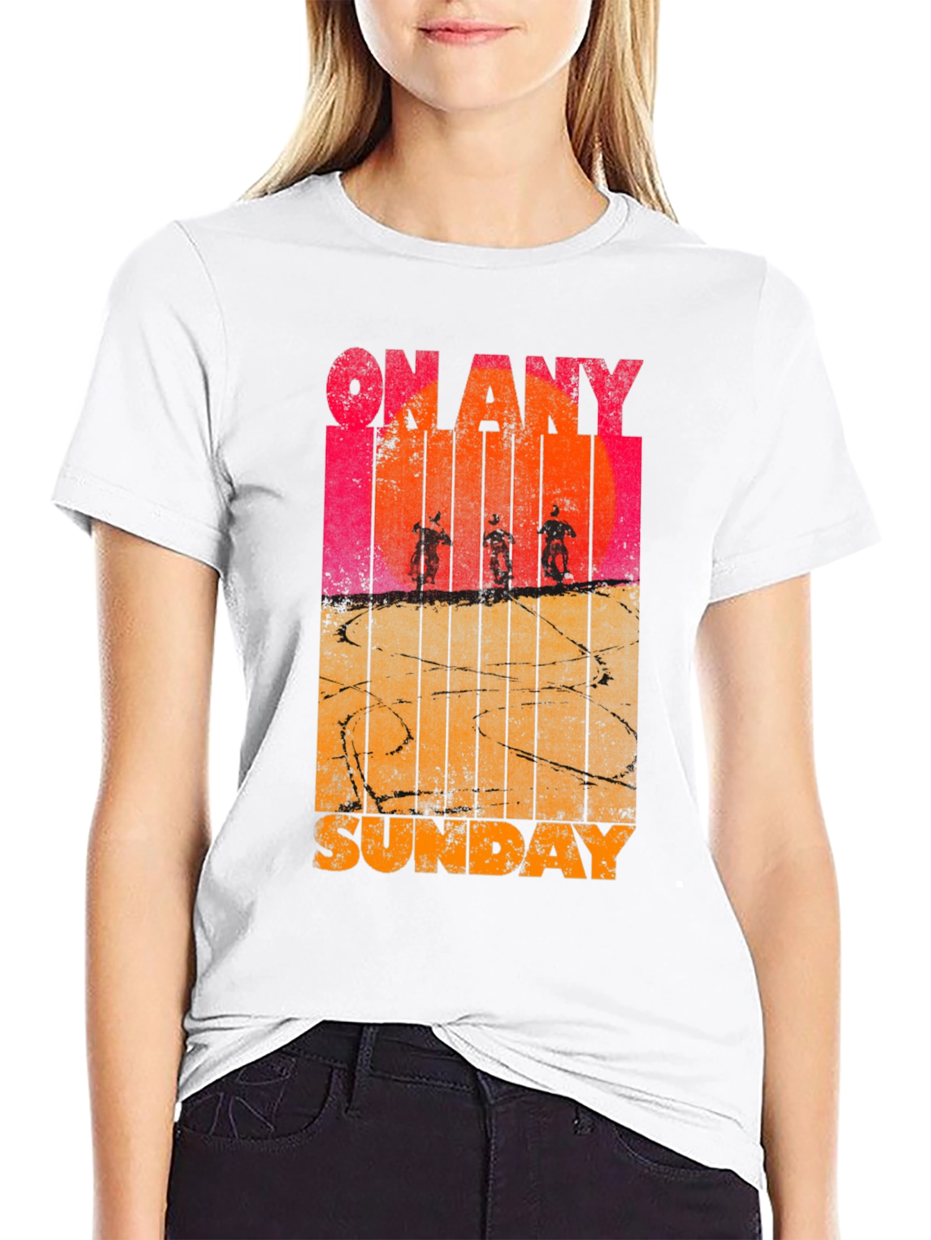 On Any Sunday Graphic T-Shirt - Classic Moto Style