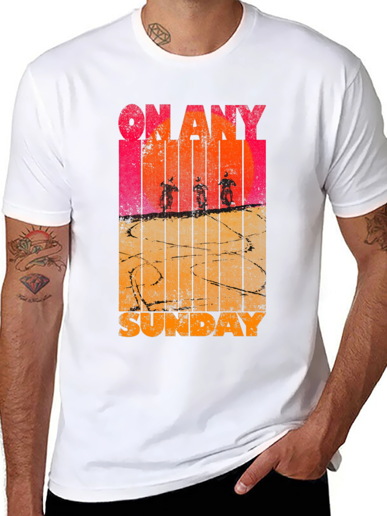 On Any Sunday Graphic T-Shirt - Classic Moto Style