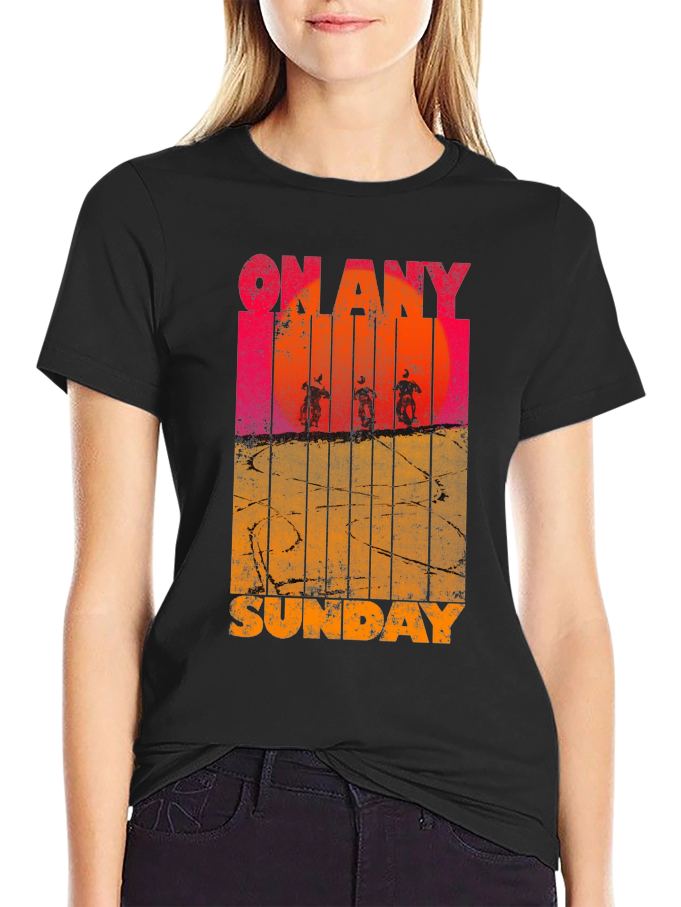 On Any Sunday Graphic T-Shirt - Classic Moto Style