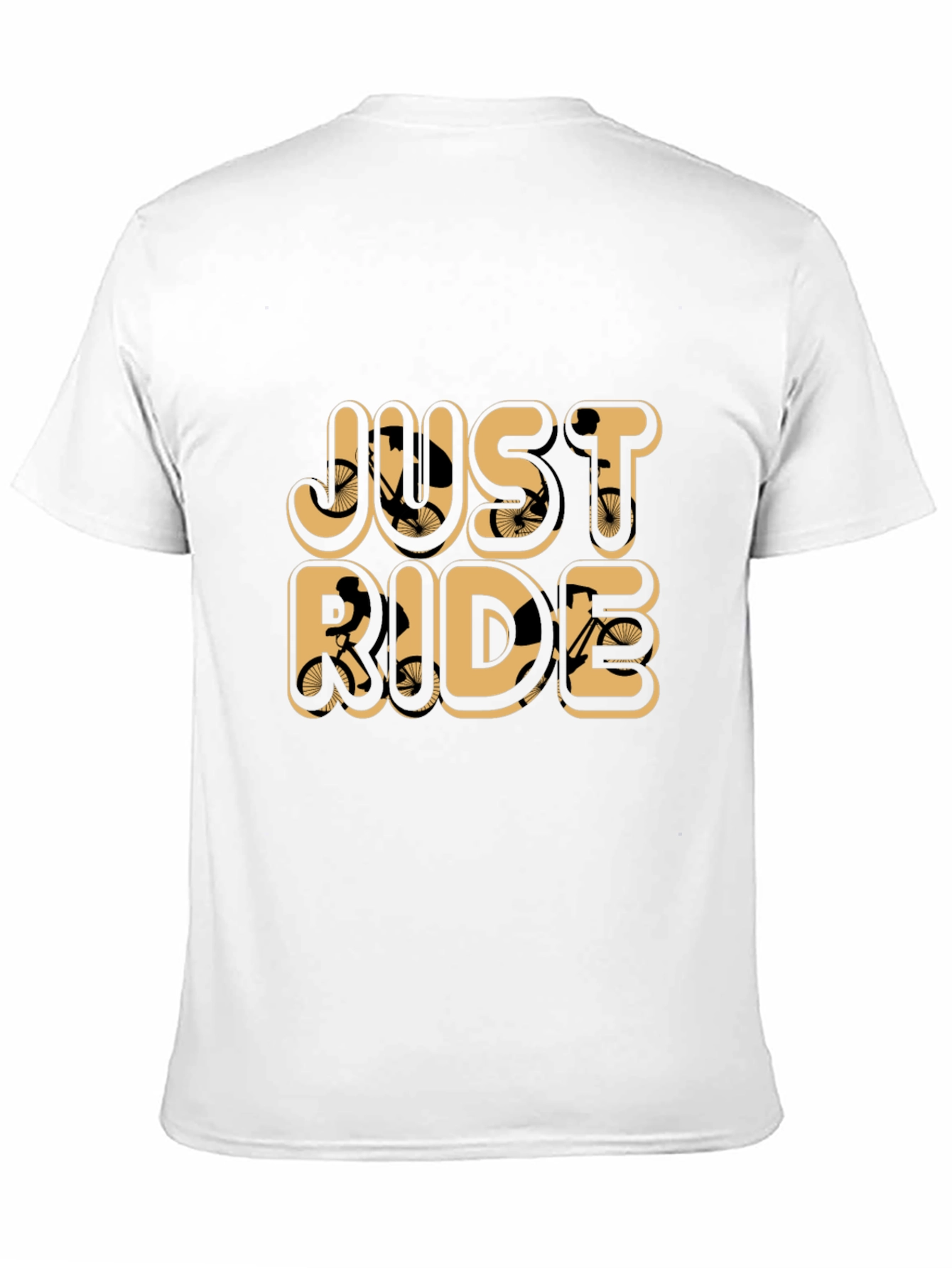 Just Ride Graphic Tee - Bicycle Lovers Shirt