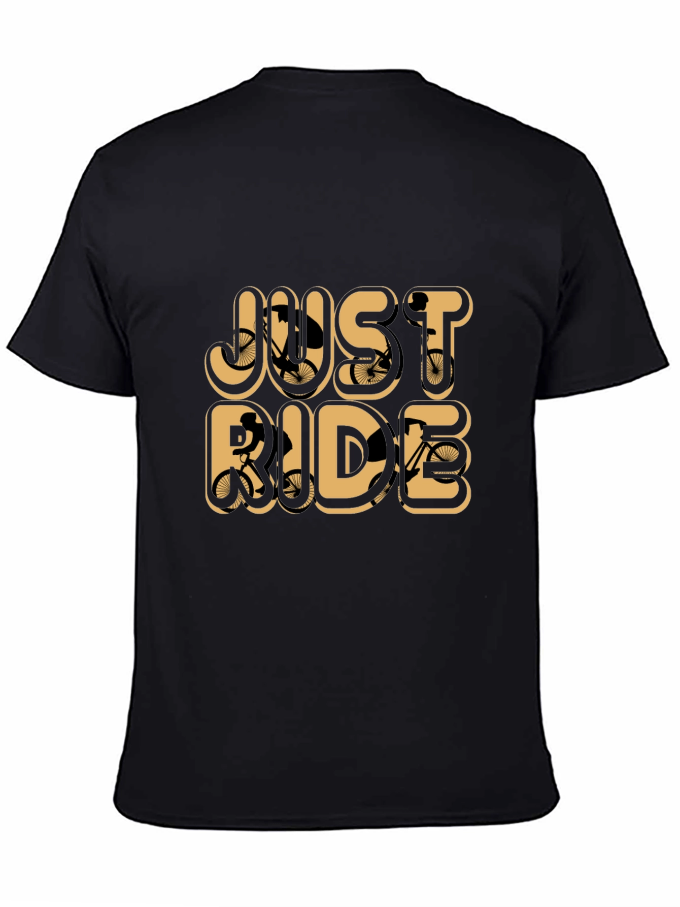 Just Ride Graphic Tee - Bicycle Lovers Shirt