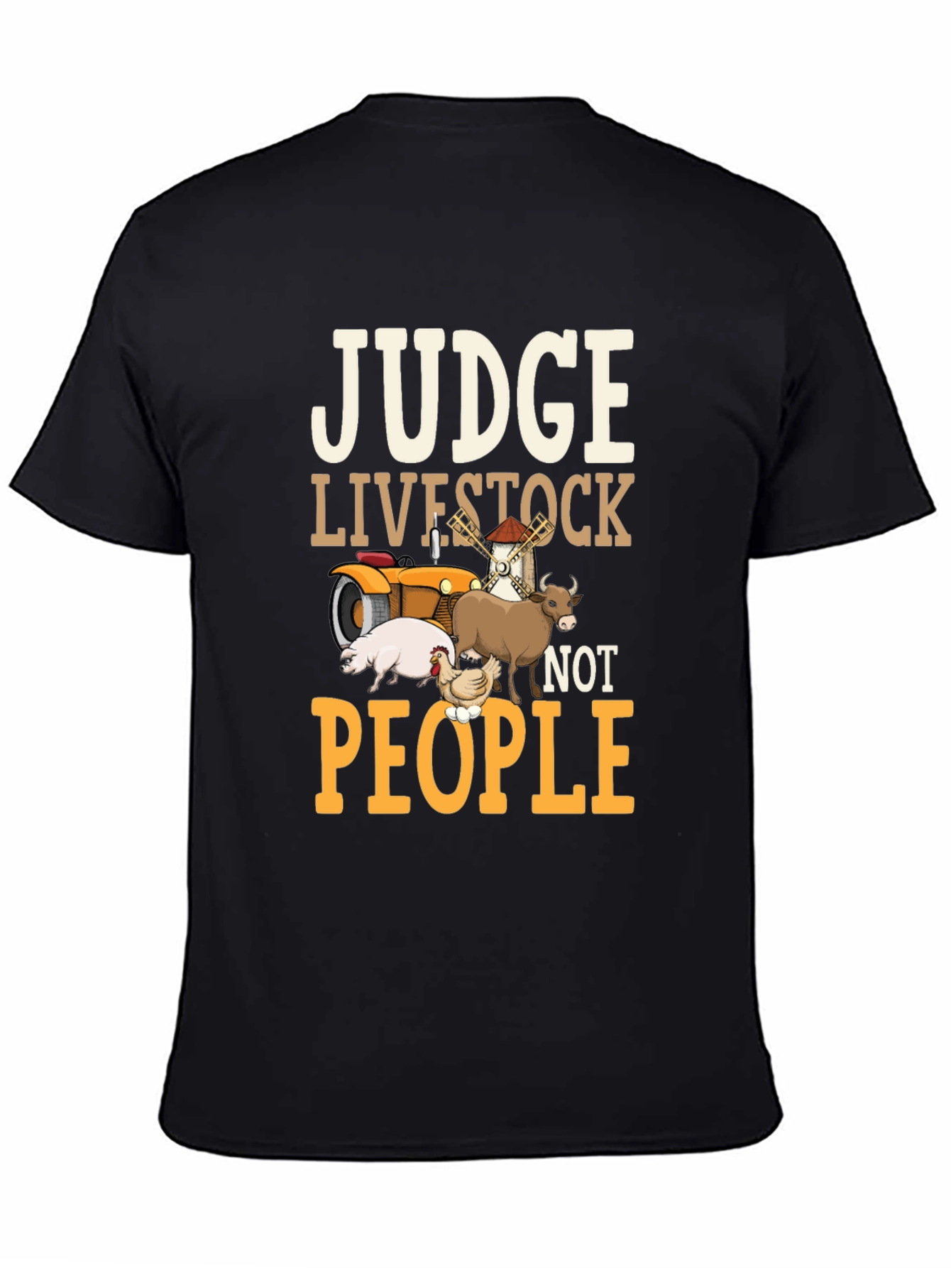 Judge Livestock Not People Graphic Tee
