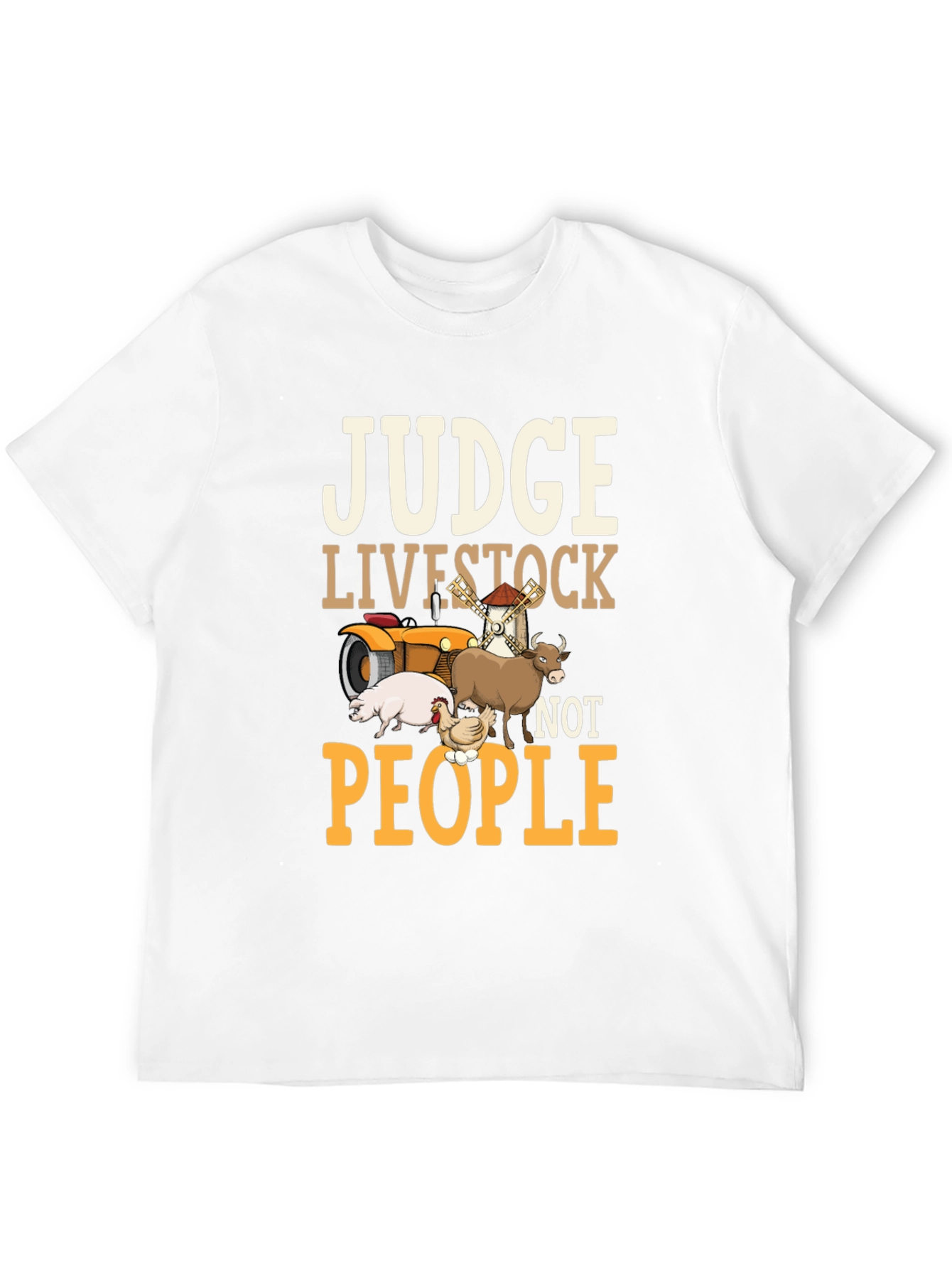 Judge Livestock Not People Graphic Tee