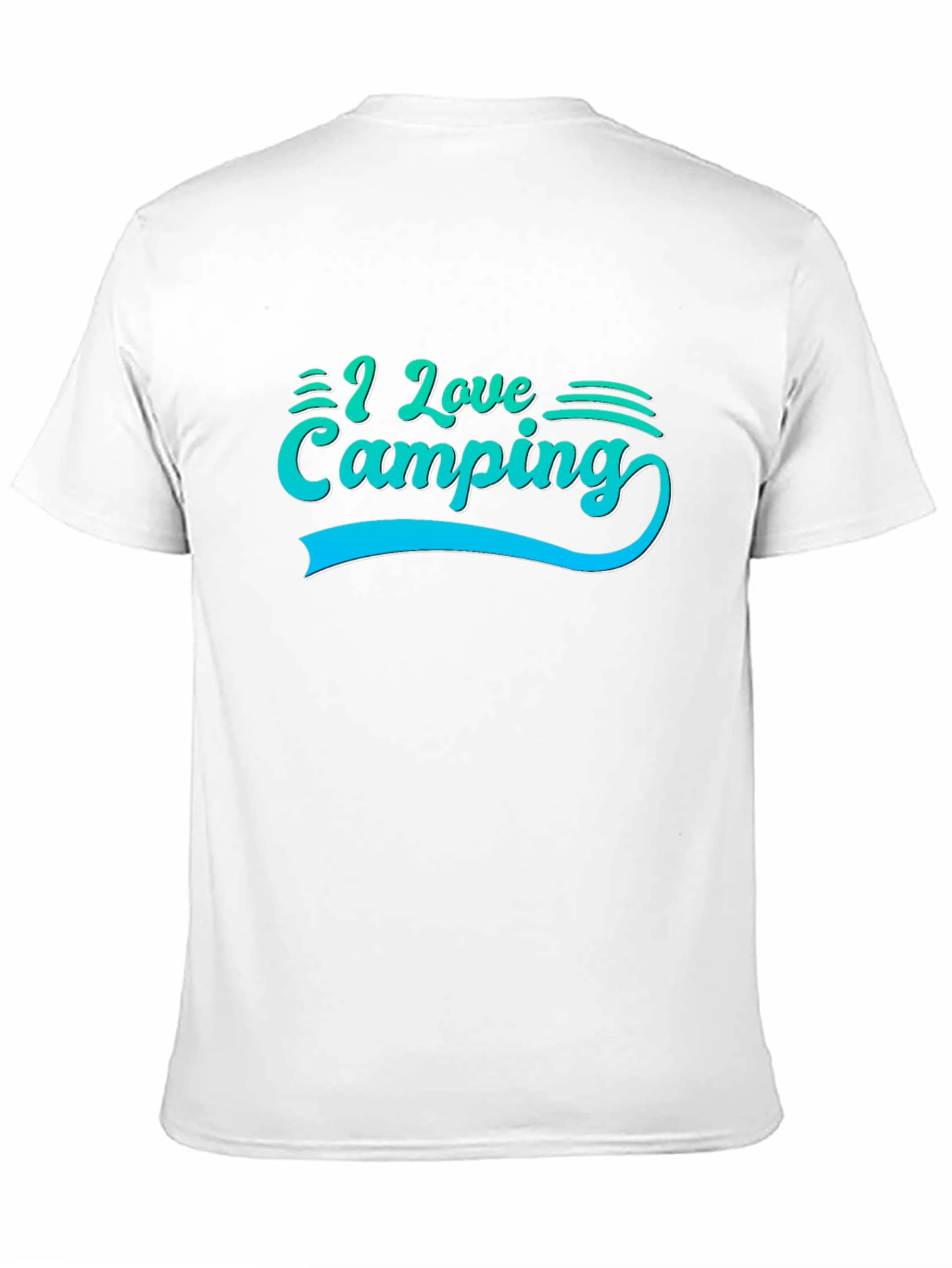 I Love Camping Black T-Shirt