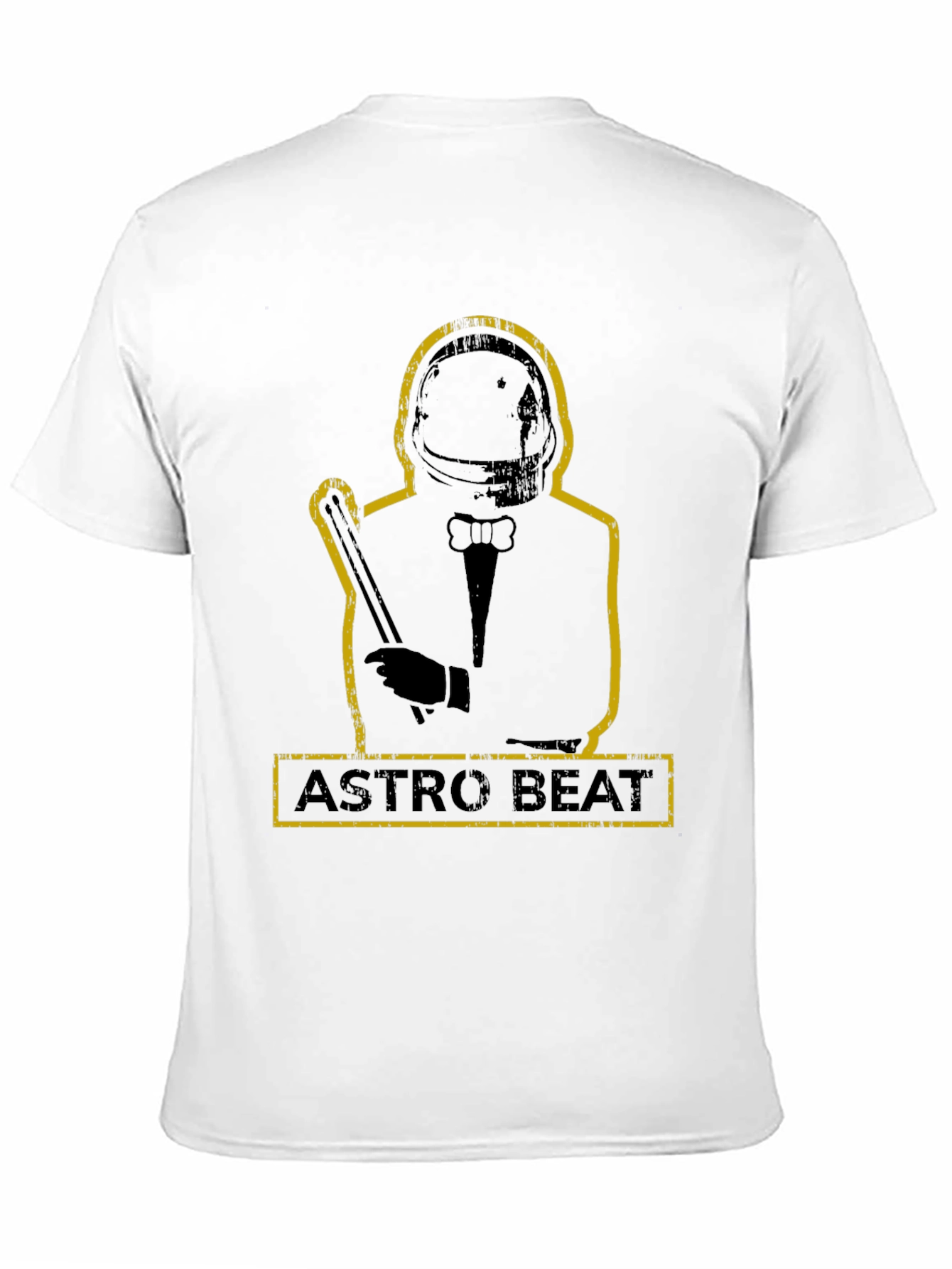 Astro Beat Graphic Black T-Shirt