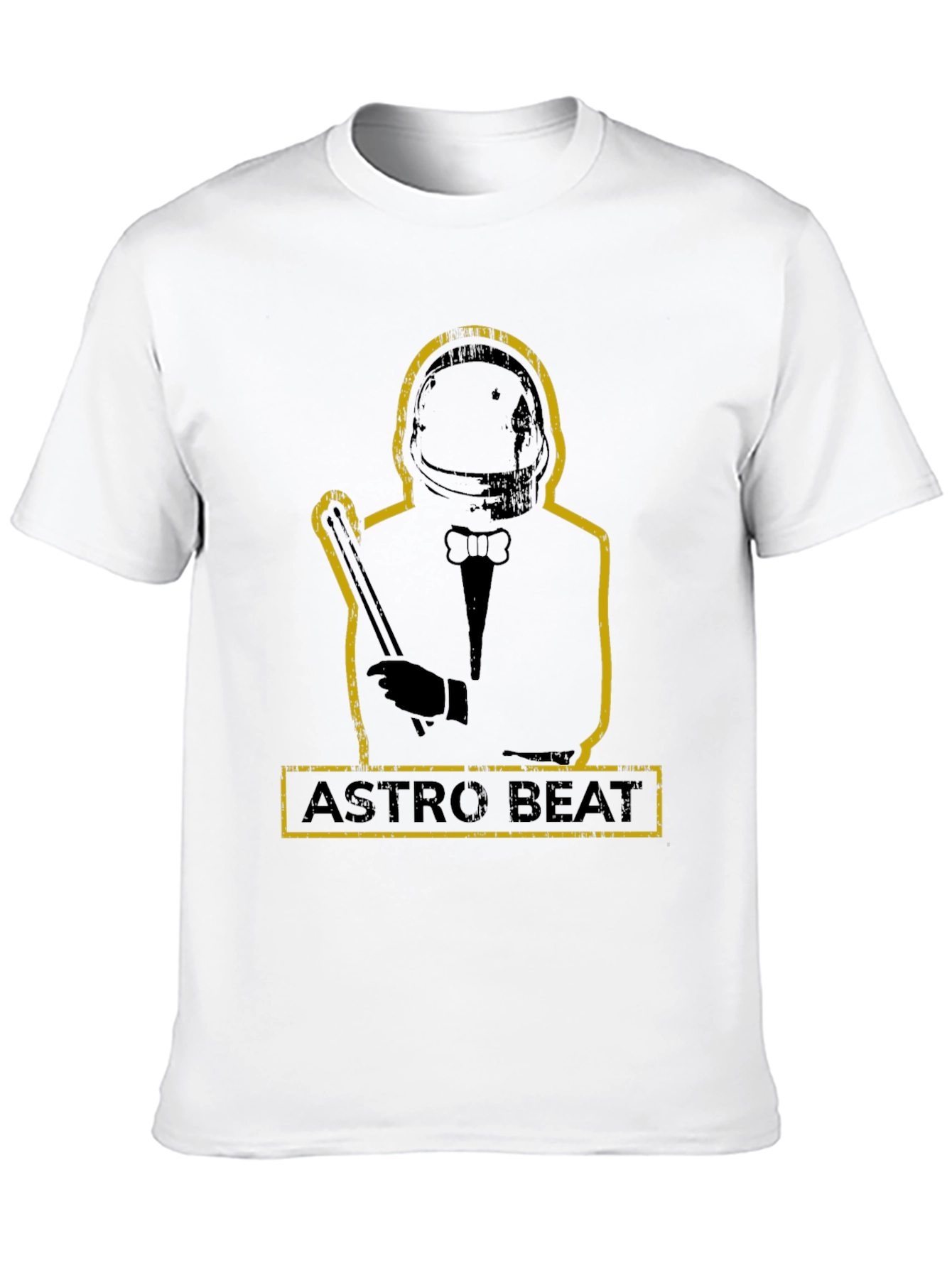 Astro Beat Graphic Black T-Shirt