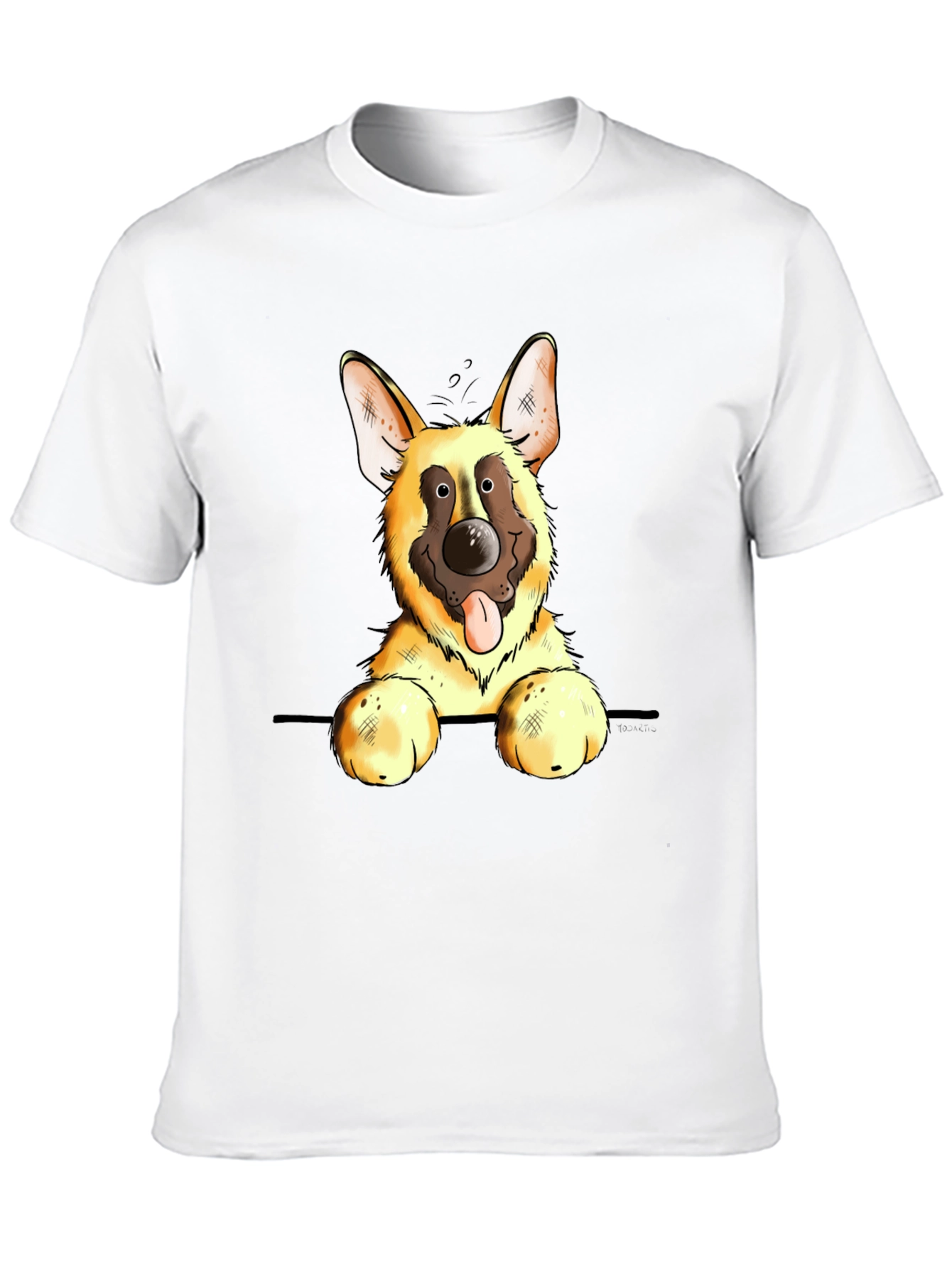 Cute German Shepherd Dog Graphic Tee