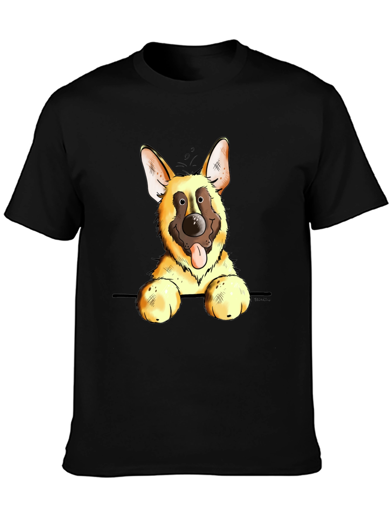 Cute German Shepherd Dog Graphic Tee