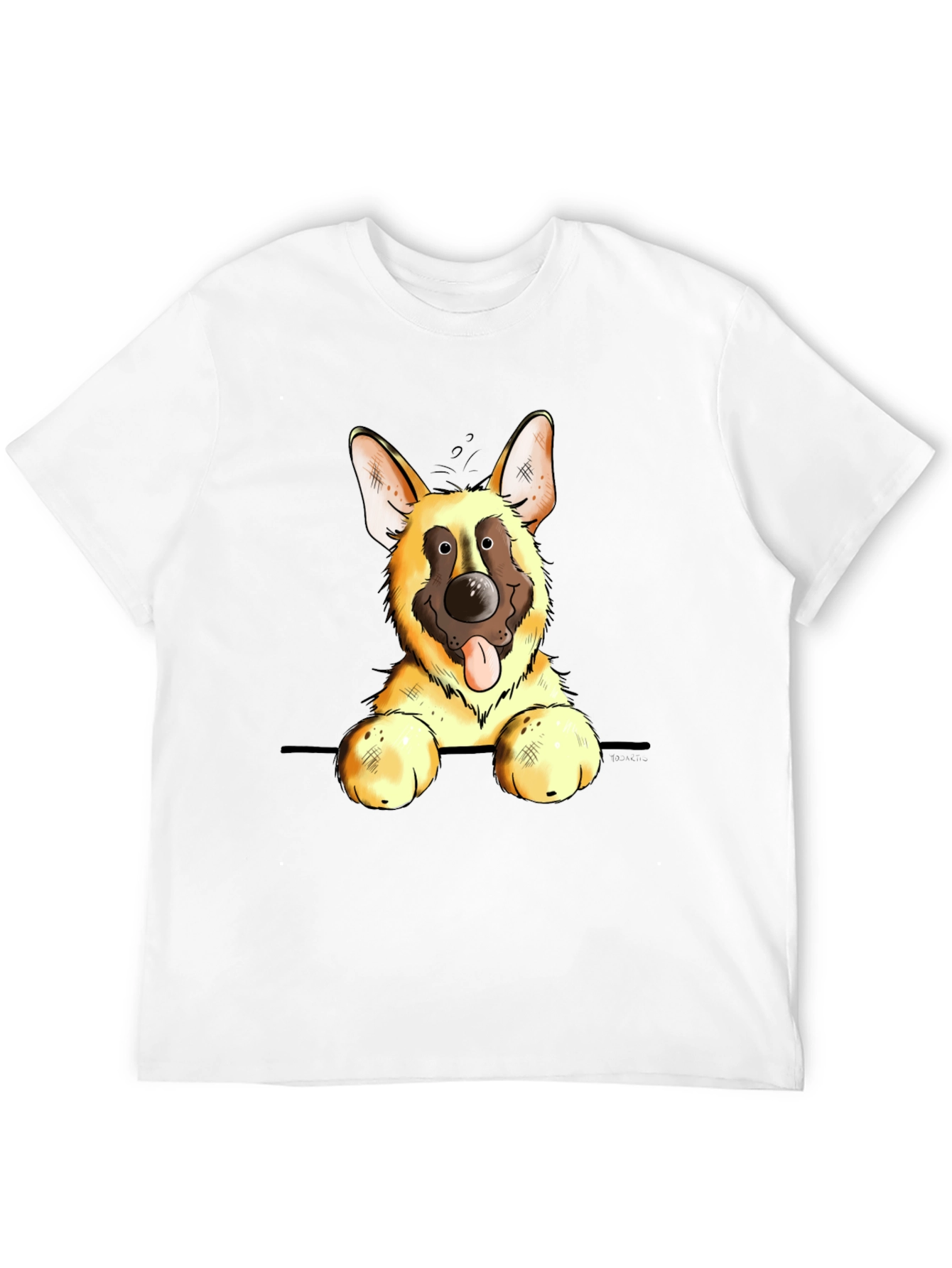 Cute German Shepherd Dog Graphic Tee