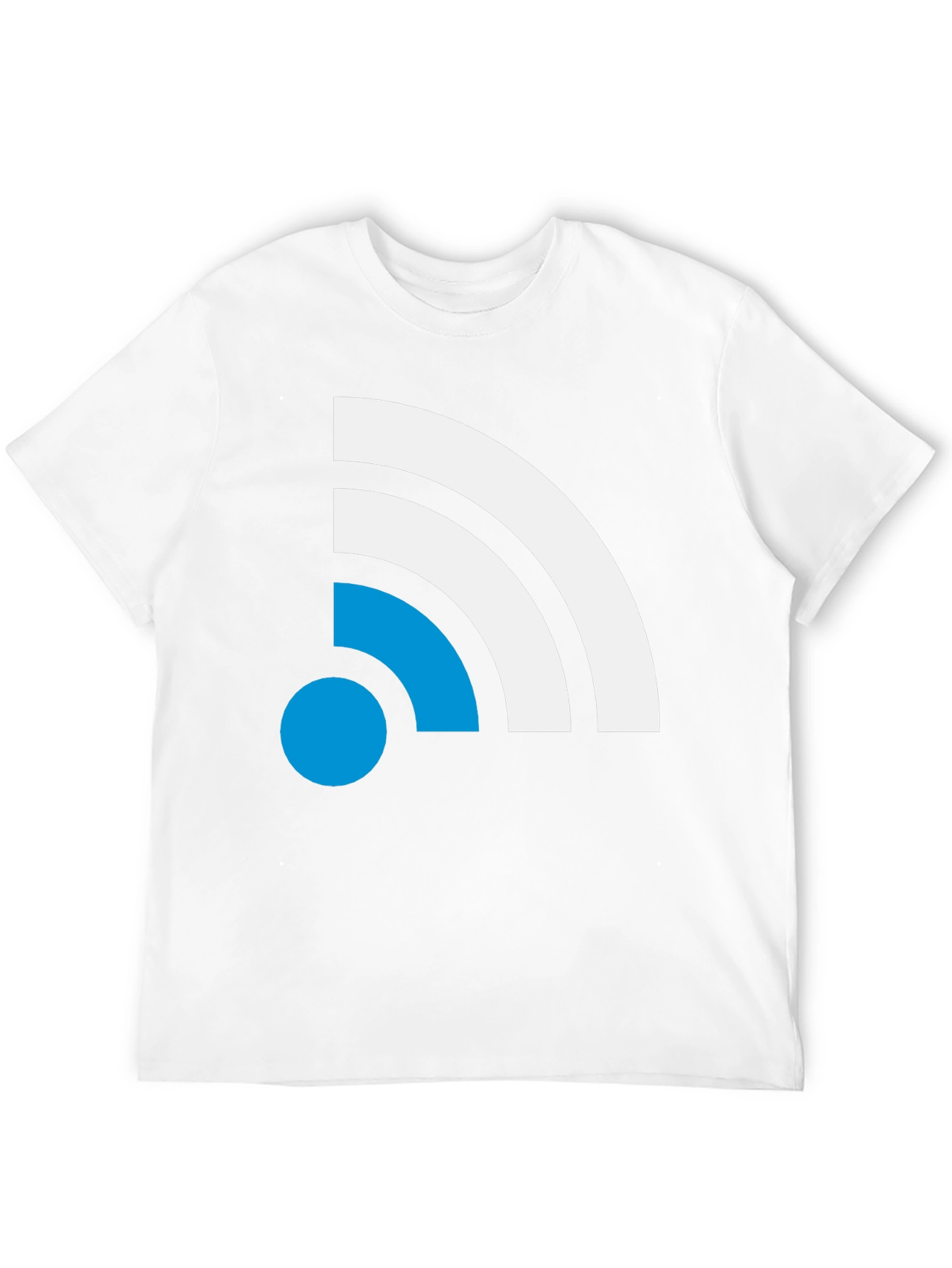Modern Wi-Fi Signal T-Shirt - Black