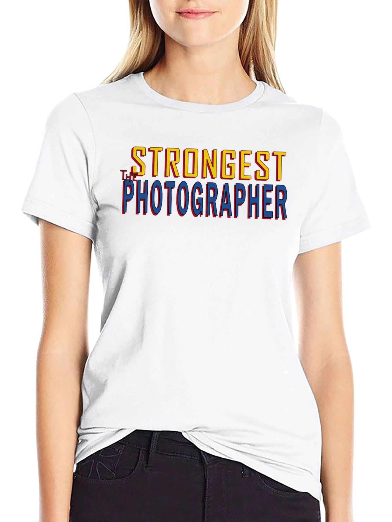 Strongest Photographer T-Shirt - Bold Graphic Tee