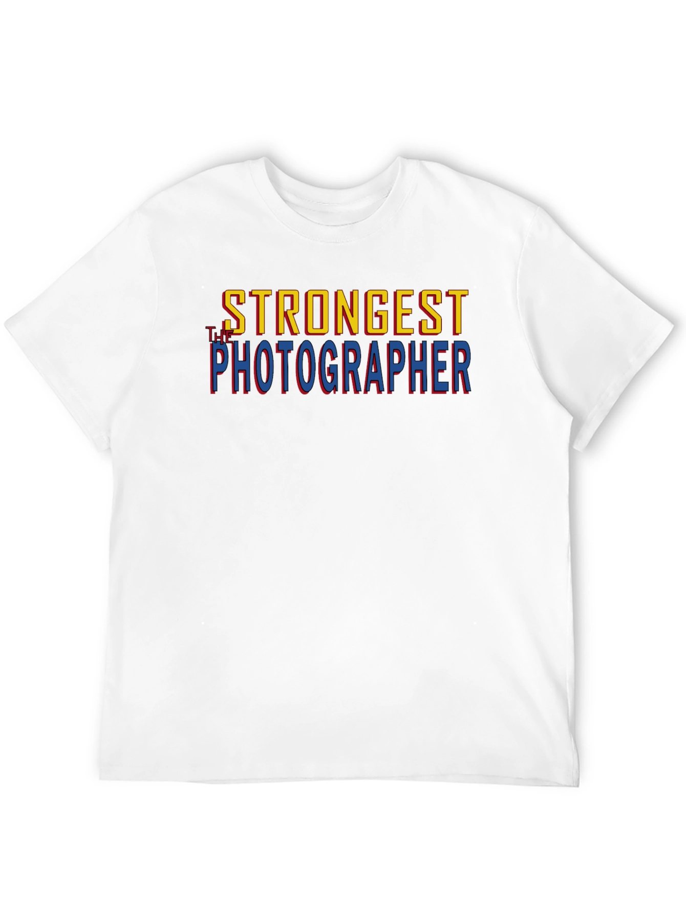 Strongest Photographer T-Shirt - Bold Graphic Tee