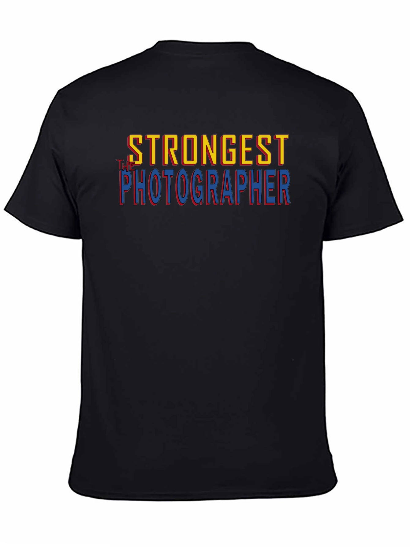 Strongest Photographer T-Shirt - Bold Graphic Tee