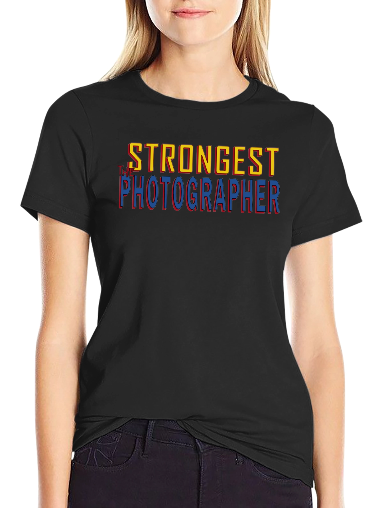 Strongest Photographer T-Shirt - Bold Graphic Tee