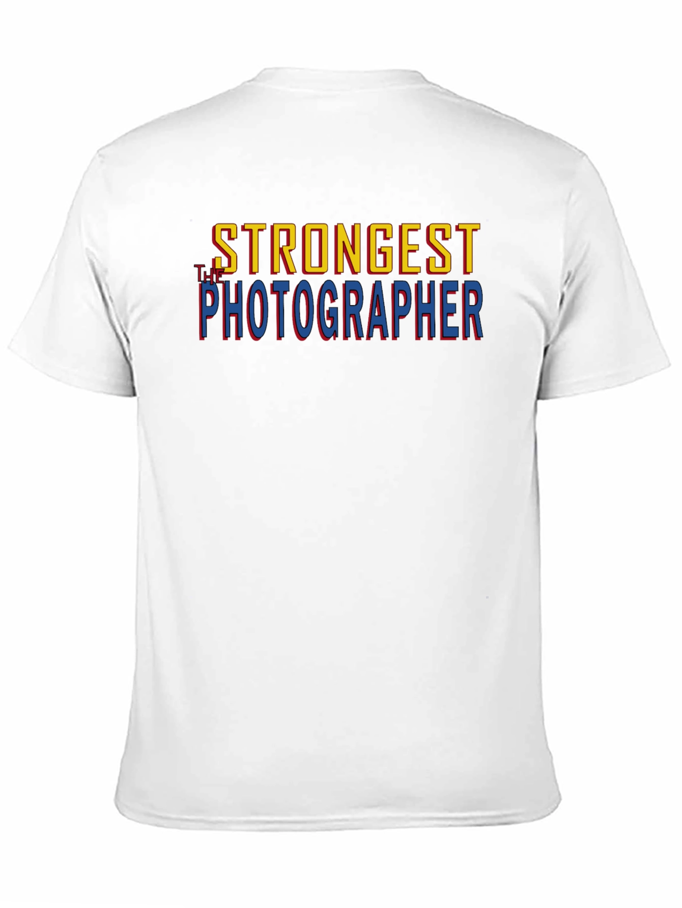 Strongest Photographer T-Shirt - Bold Graphic Tee
