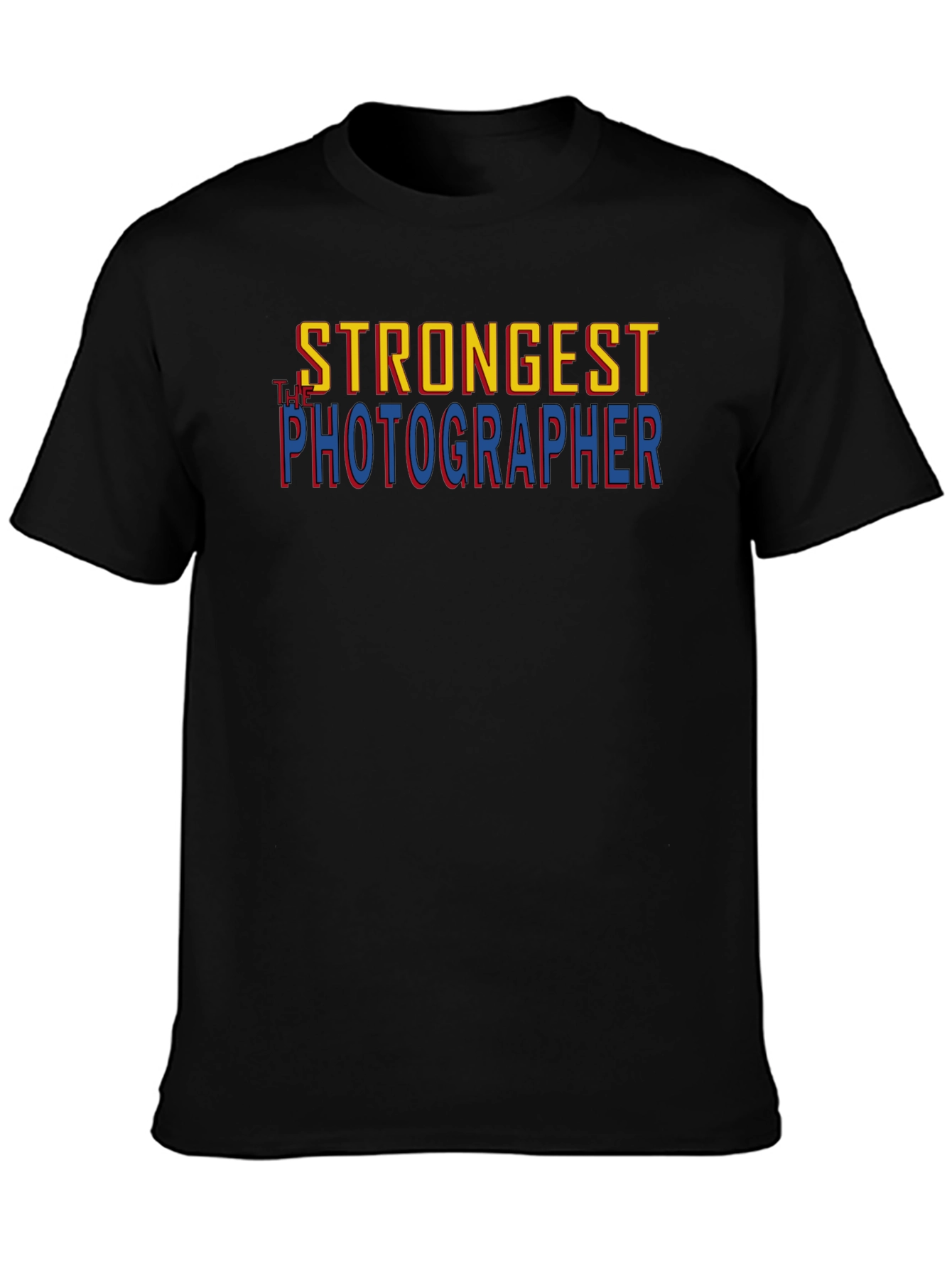 Strongest Photographer T-Shirt - Bold Graphic Tee