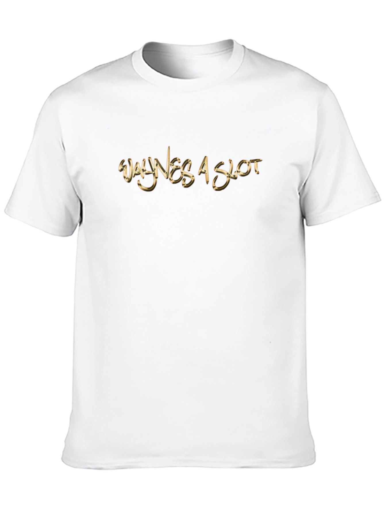 Waynes A Slot Black Graphic Tee