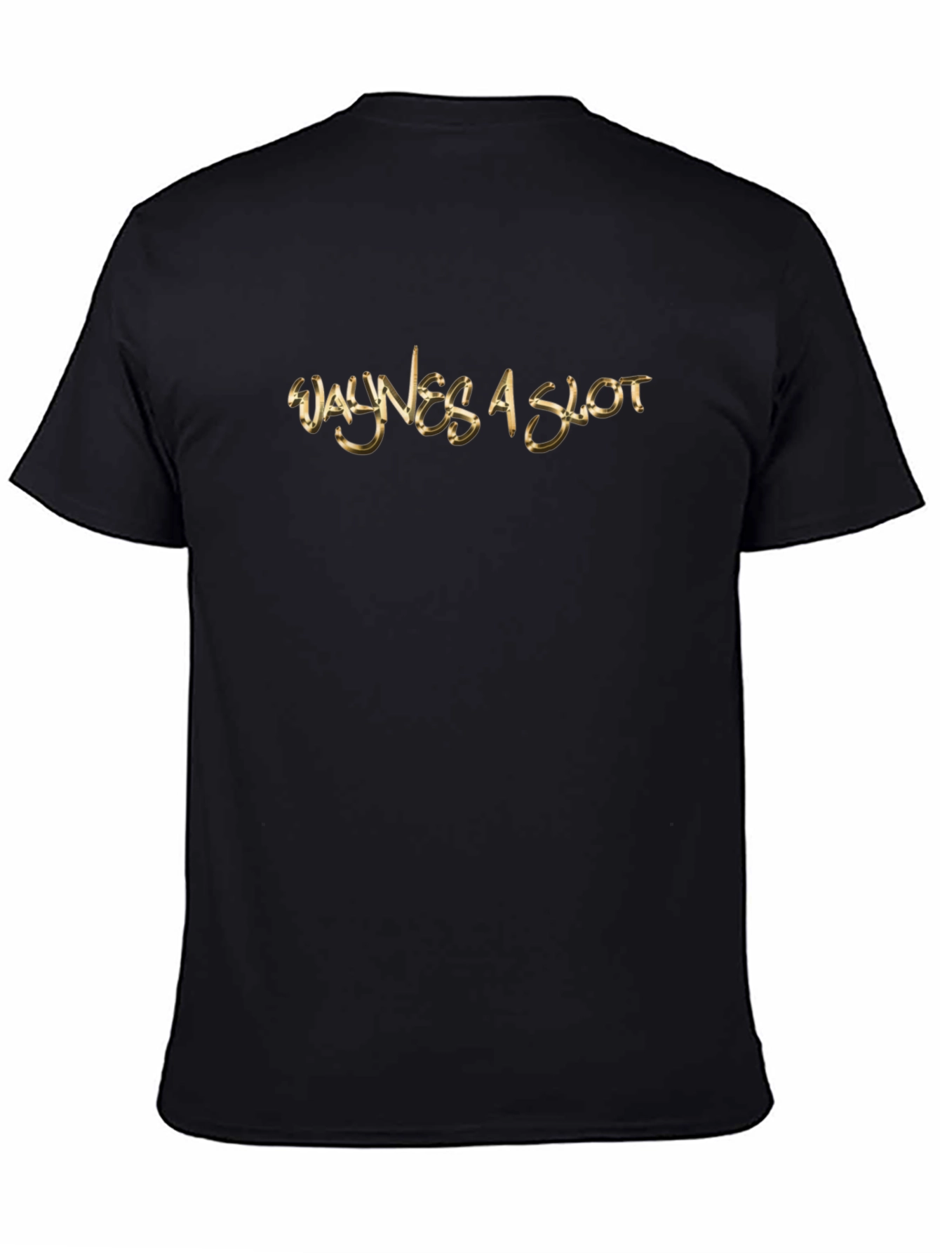 Waynes A Slot Black Graphic Tee