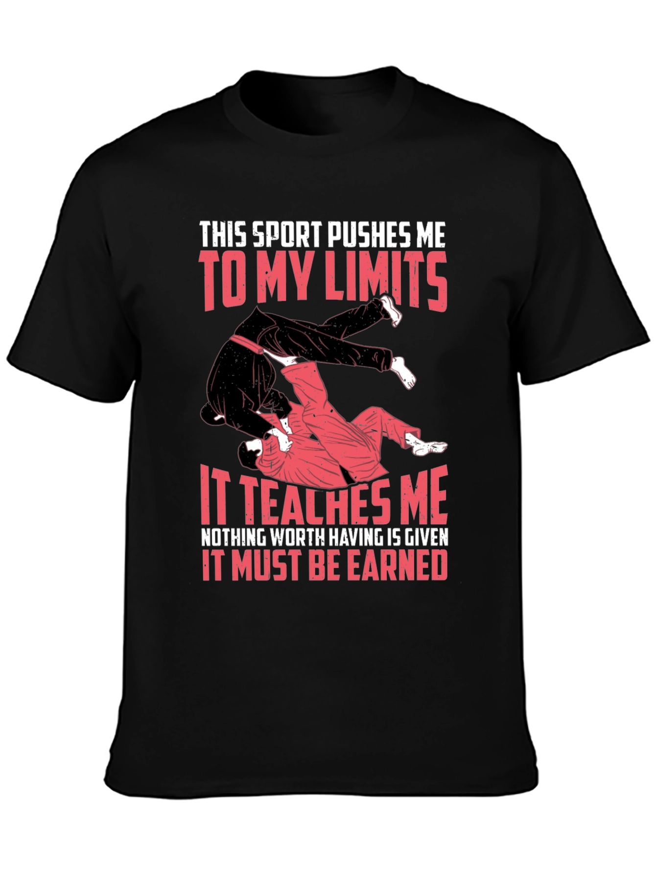 Martial Arts Graphic T-Shirt: Limits & Lessons