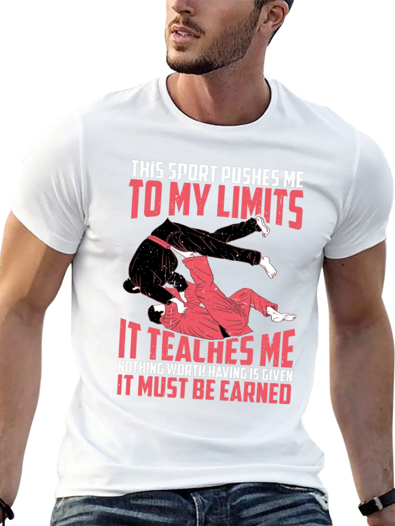 Martial Arts Graphic T-Shirt: Limits & Lessons