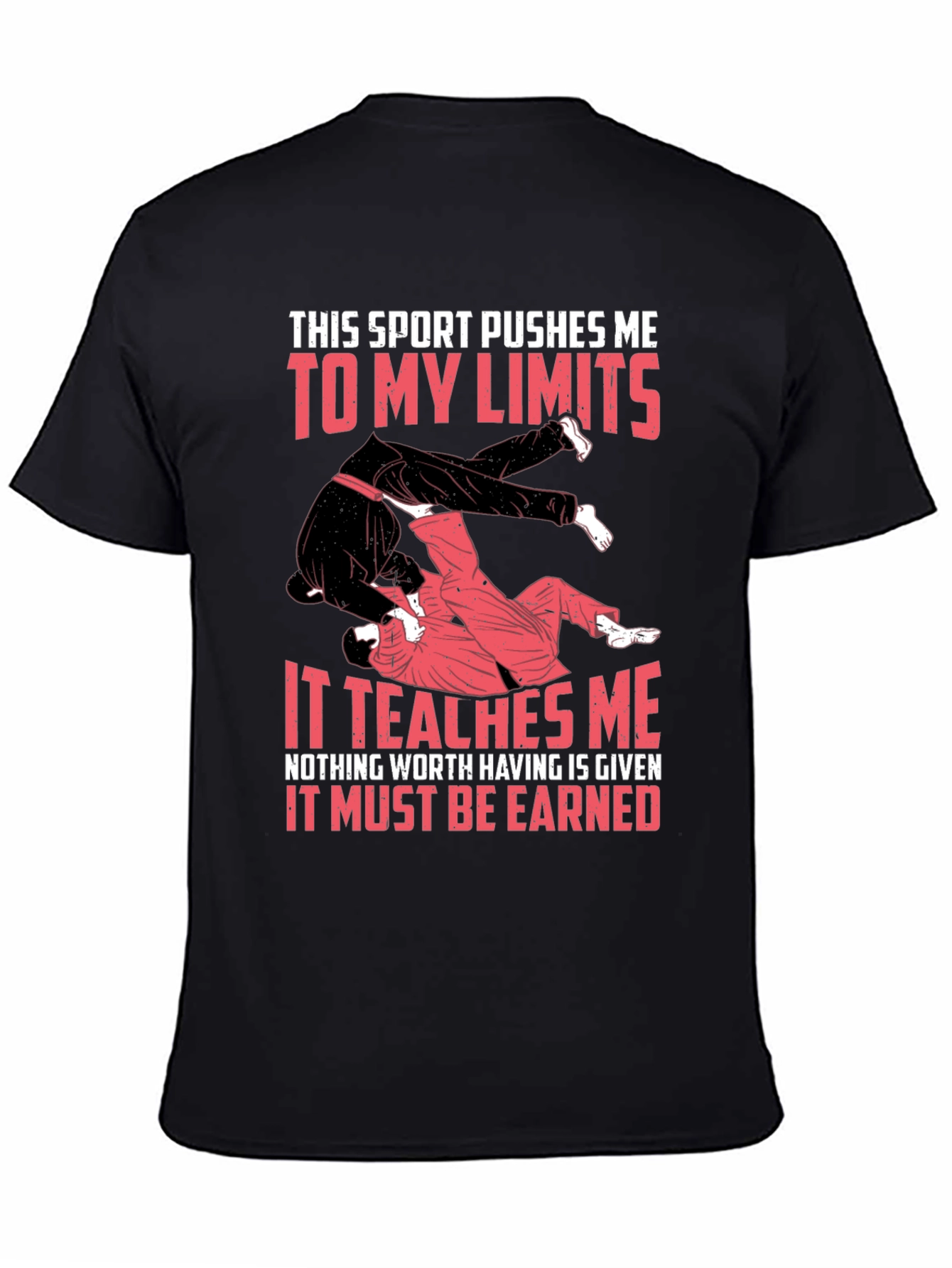 Martial Arts Graphic T-Shirt: Limits & Lessons