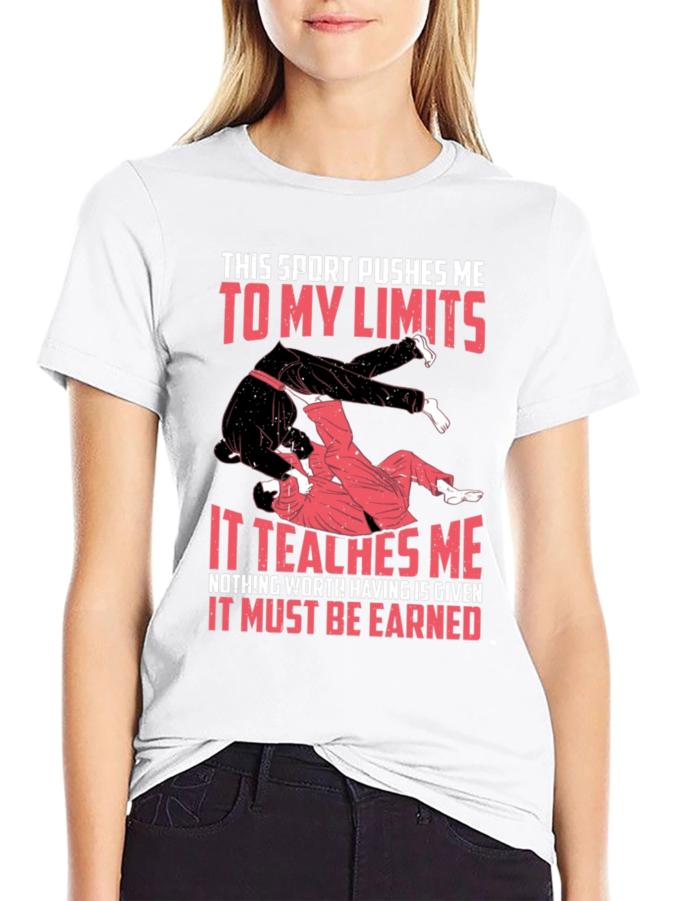 Martial Arts Graphic T-Shirt: Limits & Lessons